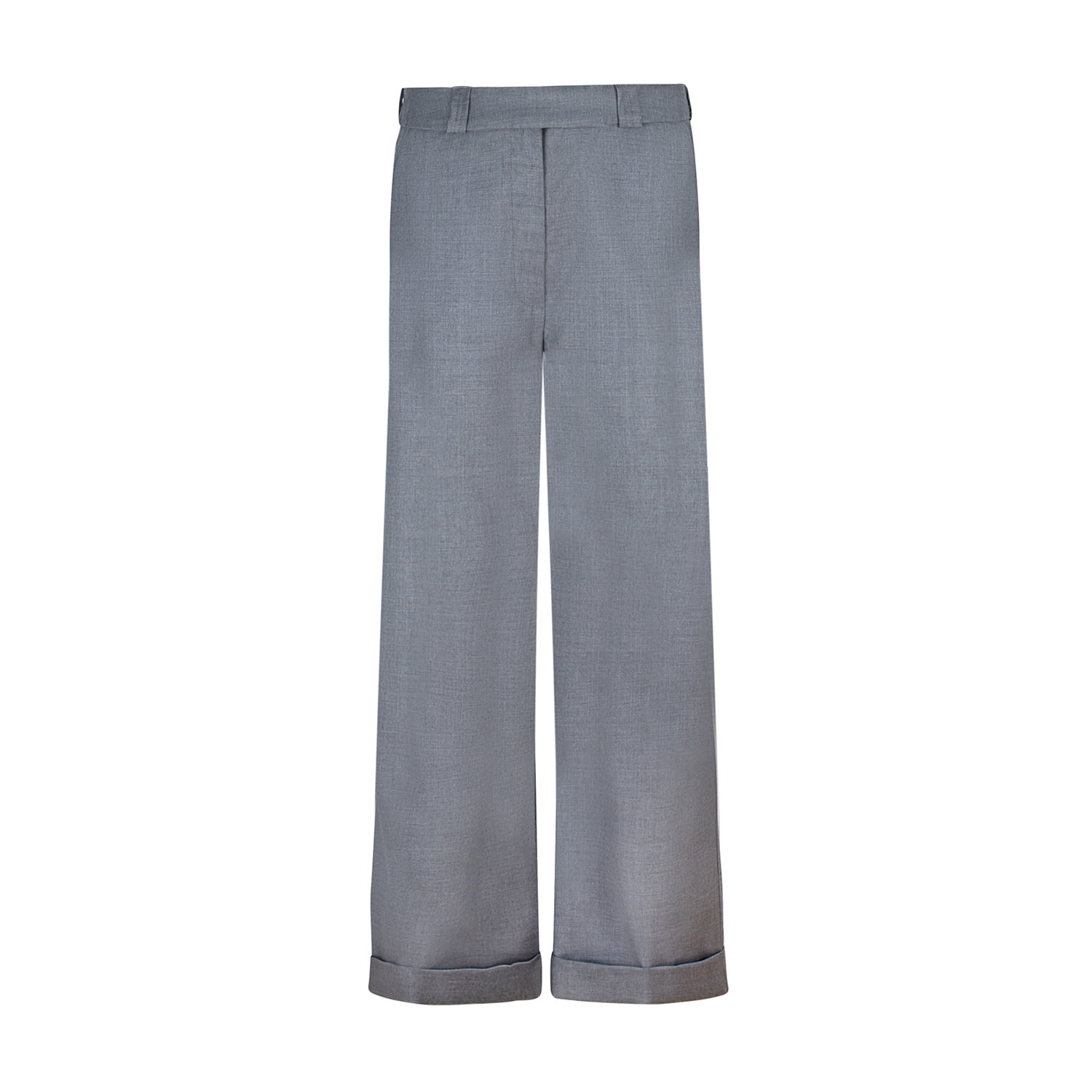 Women’s Grey Mid Rise New Wool Trousers Small Gunda Hafner Ltd