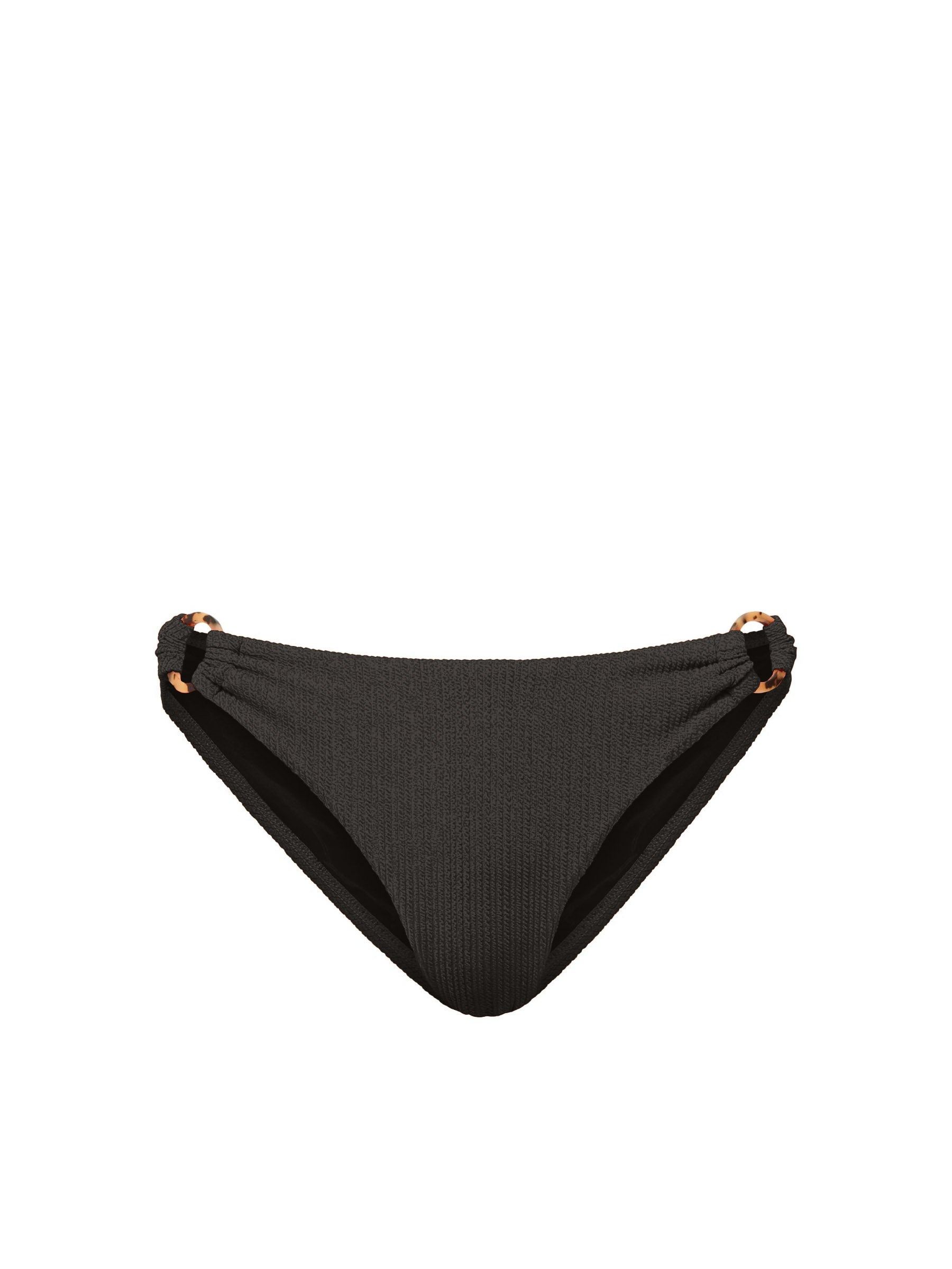 Change Of Scenery Women's Camilla Ring Bottom In Black Texture With Tort Ring In Black