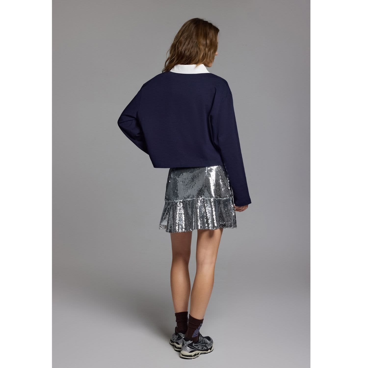 Disco Tennis Skirt - Silver | Yorstruly | Wolf & Badger