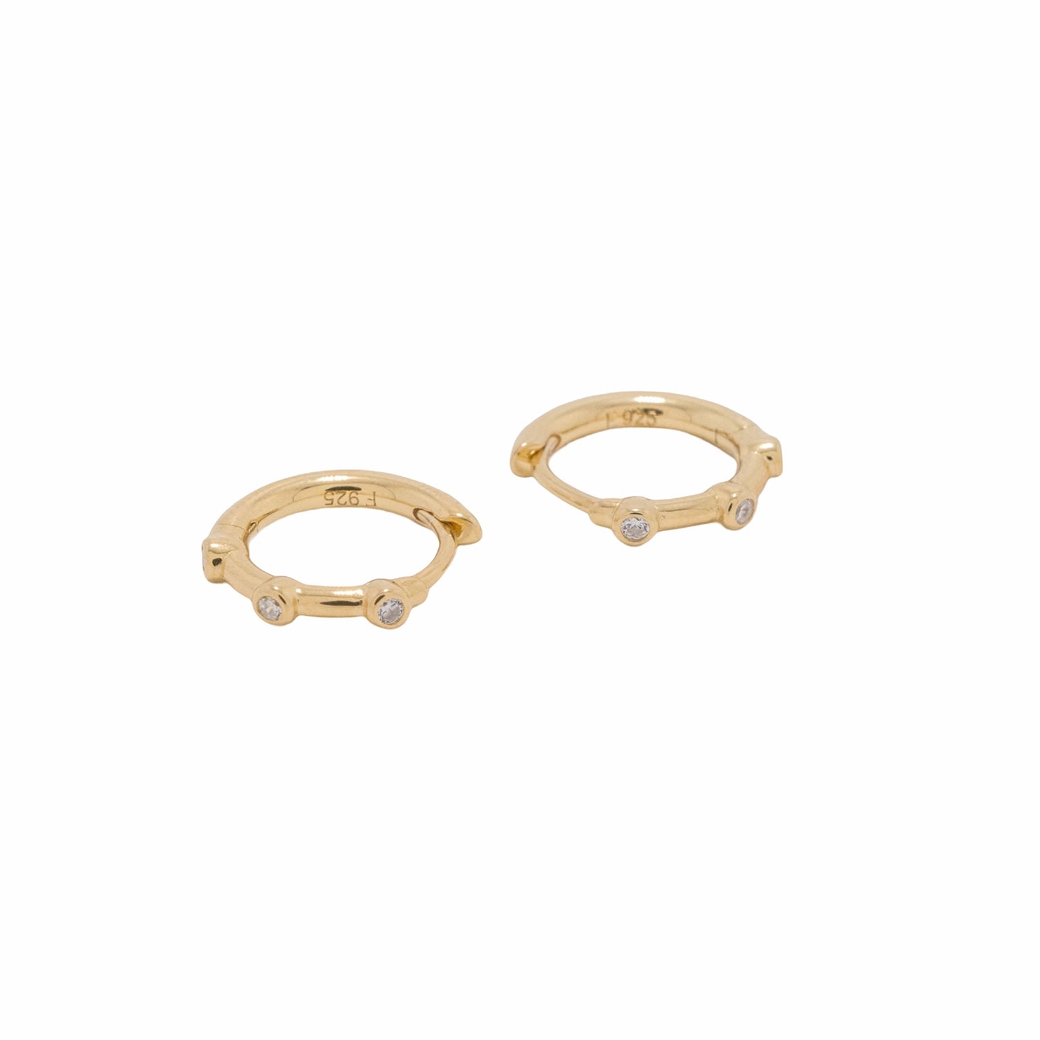 Women’s Ostara Gold Huggie Earrings Frida & Florence