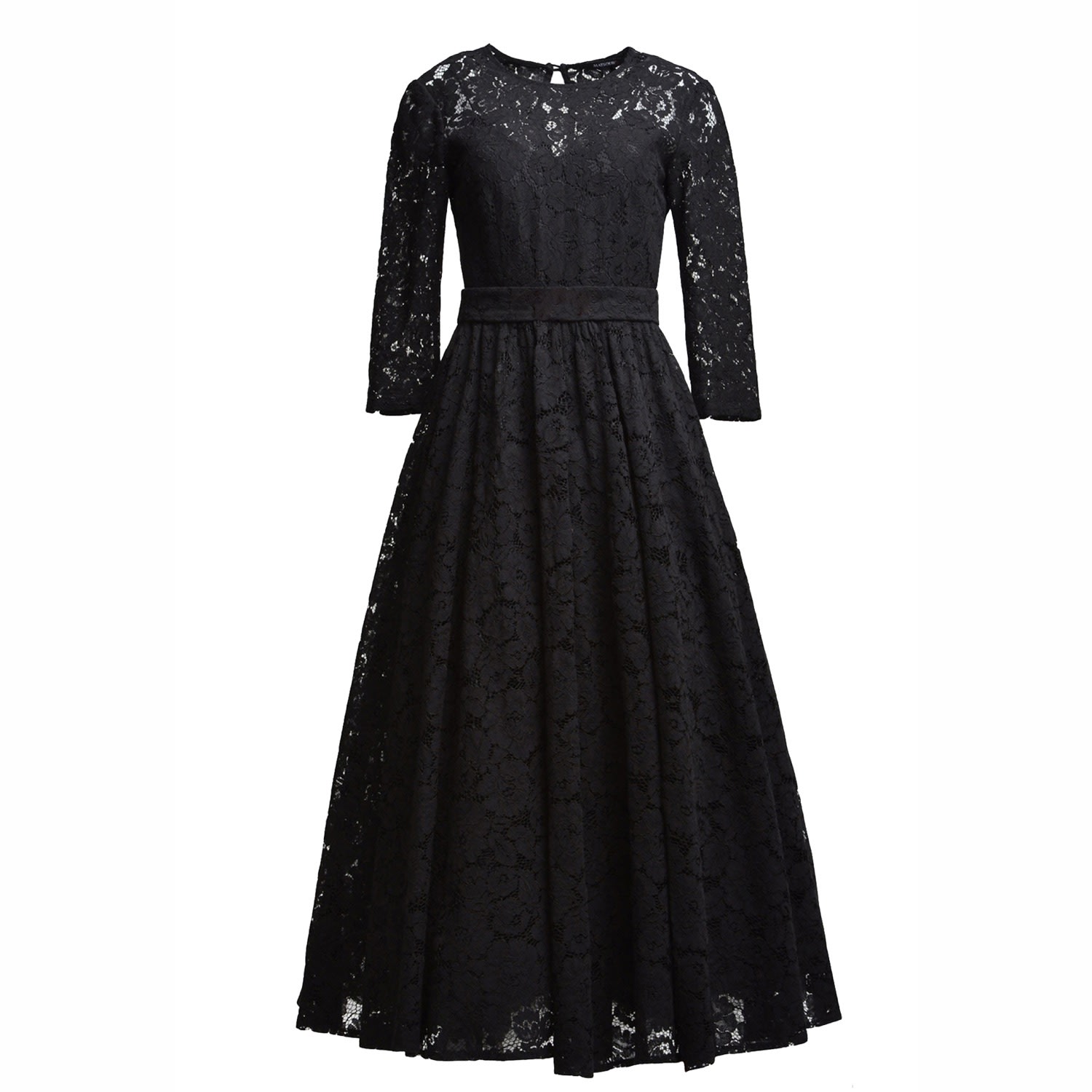 Women's Lace Dress Viktoria Black | Medium | Matsour'i