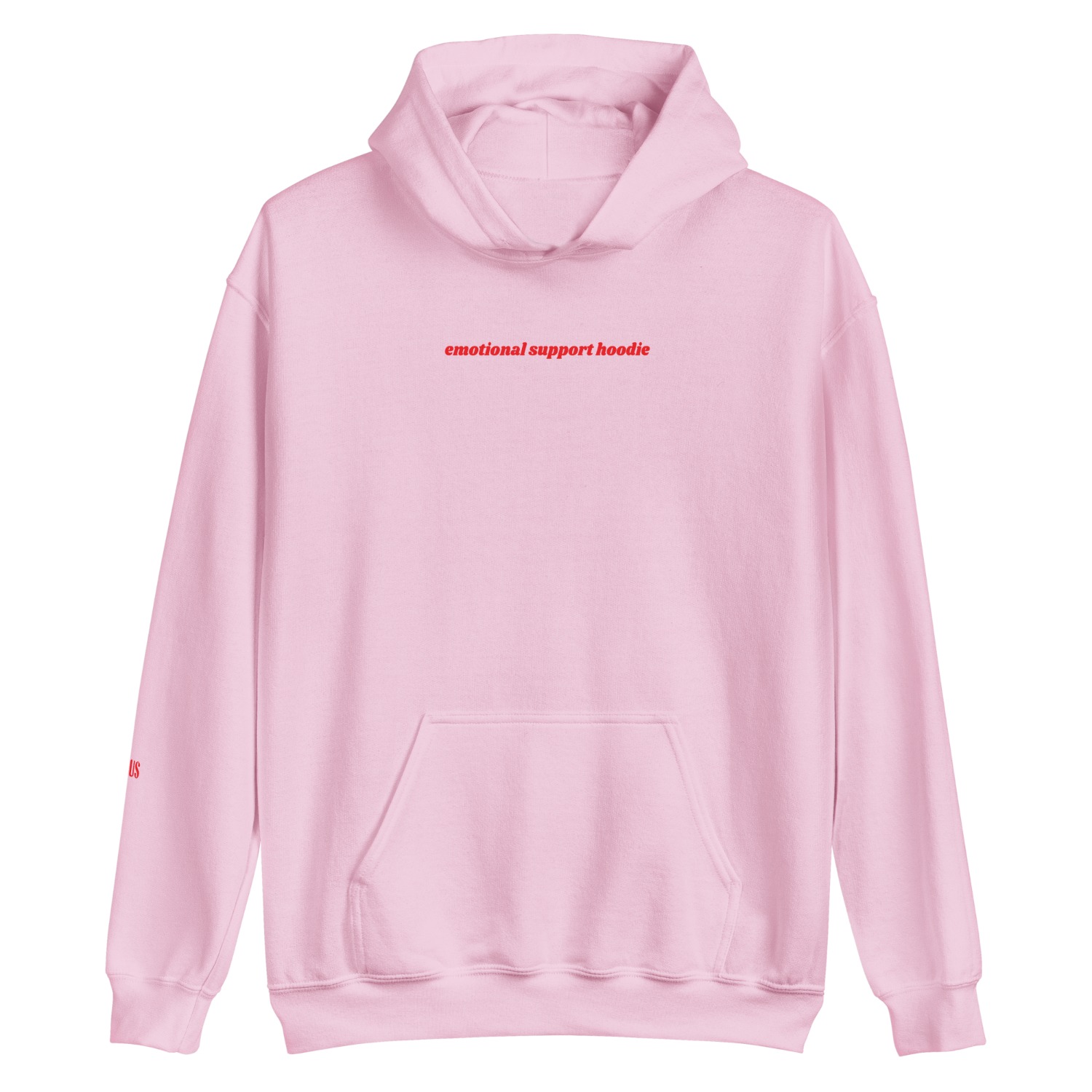 Emotional Support Hoodie- Pink & Purple | NUS | Wolf & Badger