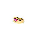 Minnie Lane Zelda Ring With Ruby In Zelda