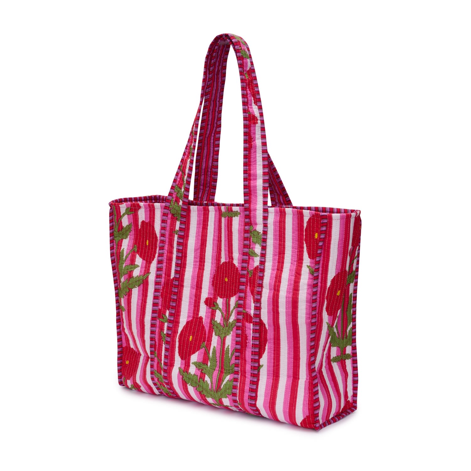 Women’s Cotton Tote Bag In Red Marigold At Last...