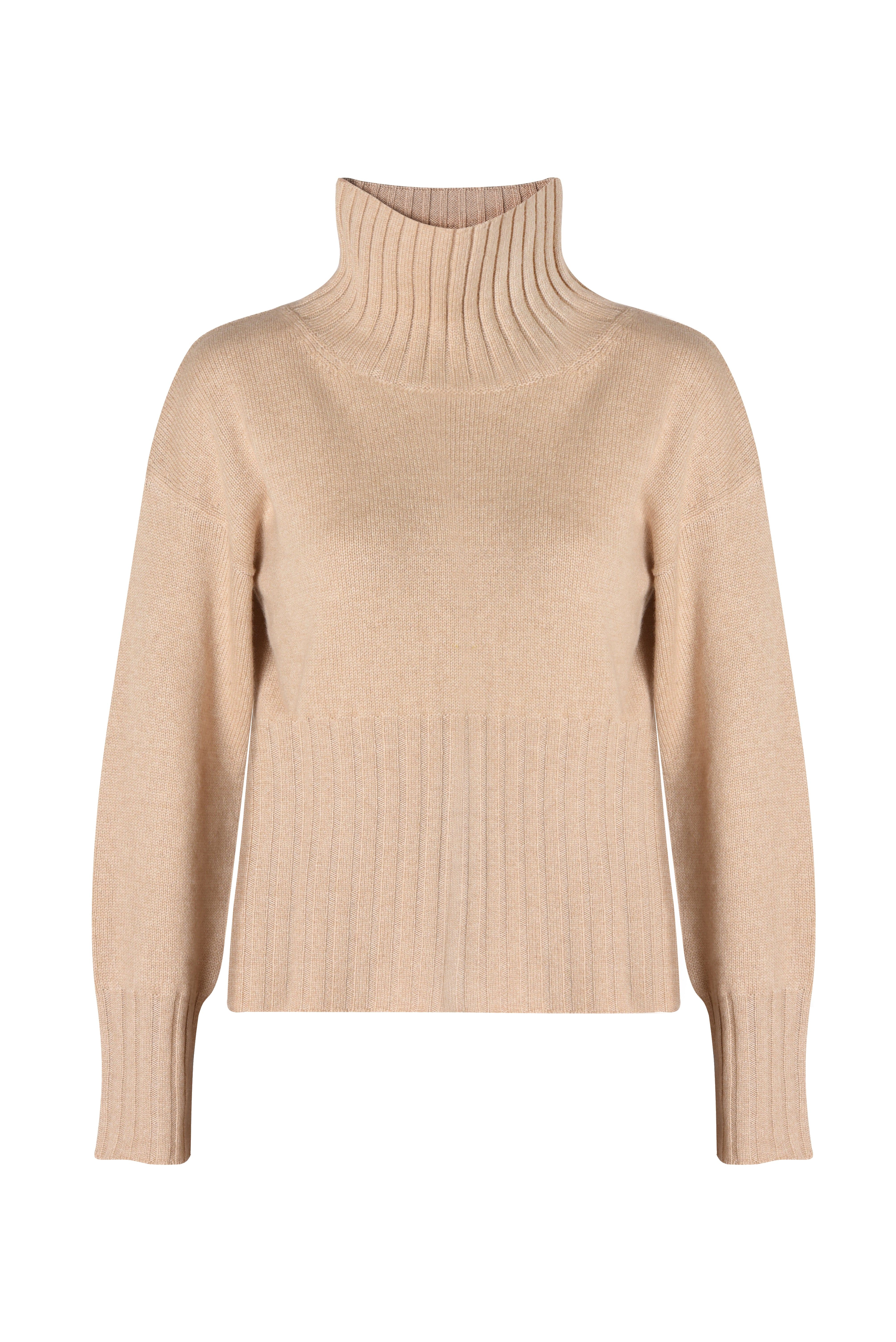 Justlove Women's Neutrals Cashmere Turtleneck Linea Beige In Beige