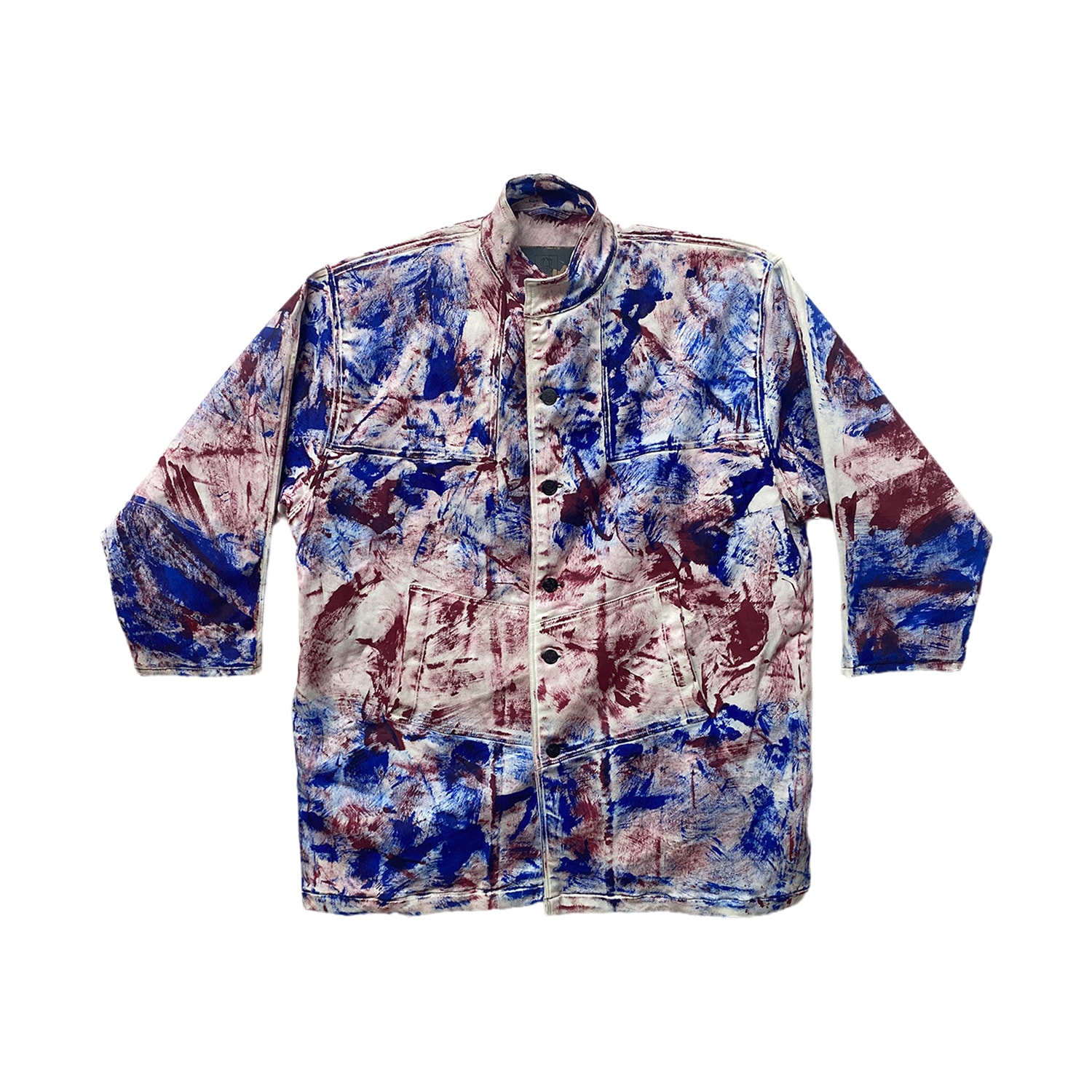 Zasta Studio Men's Color Palette Raw Denim Oversized Multicolor Jacket B One