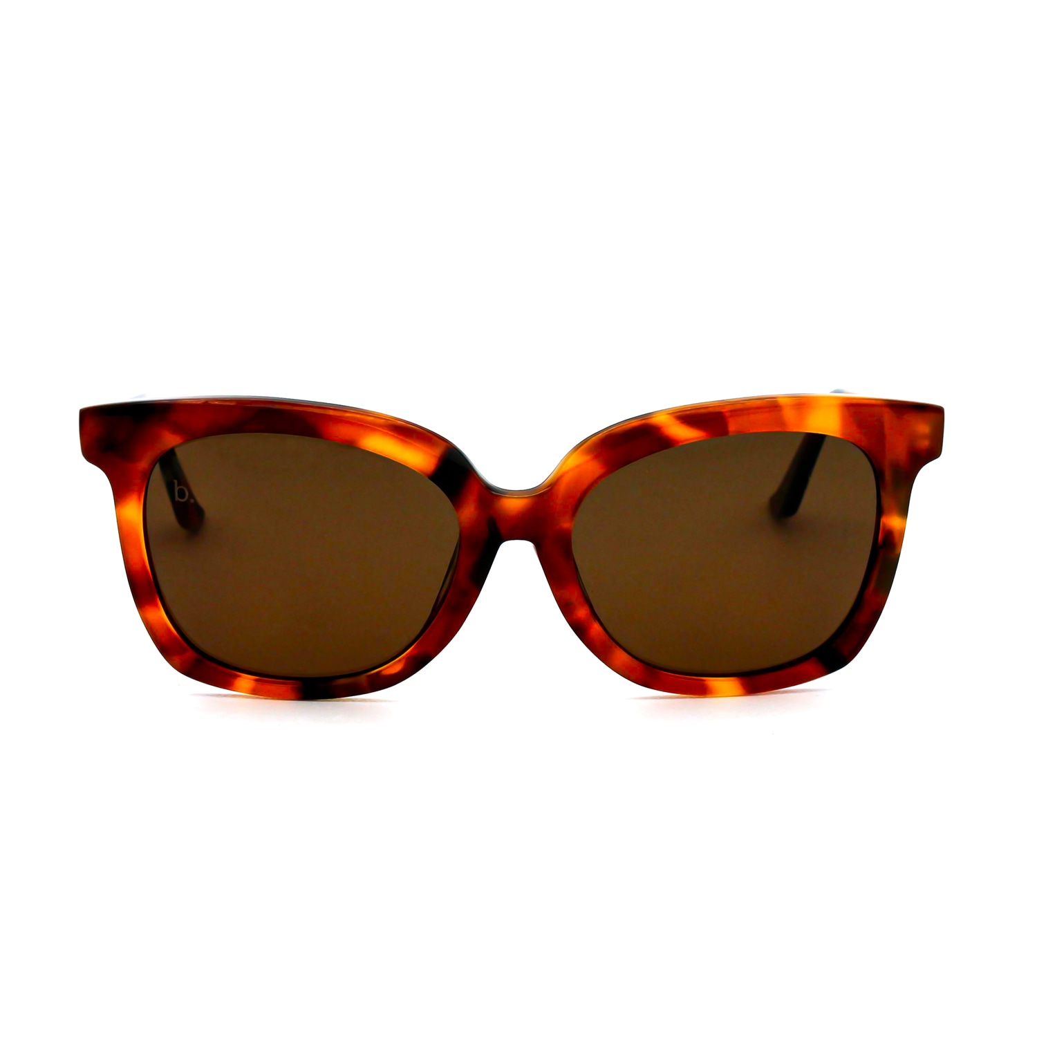 Women’s Brown The Charleston Sunglasses In Tiger Tortoise One Size Brook Eyewear