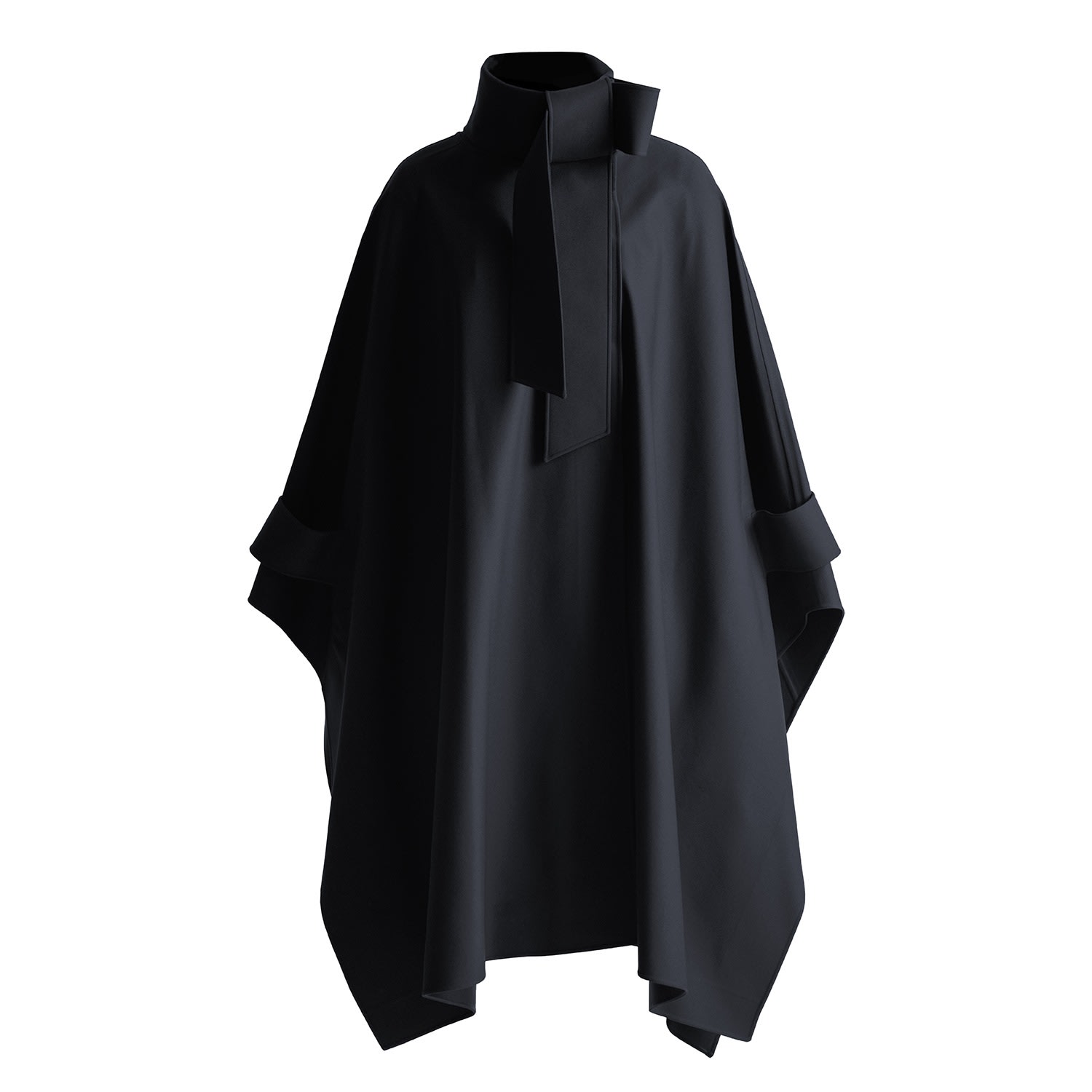 Cape De Coeur Women's The Artiste - Solid Black - Weatherproof - Cape