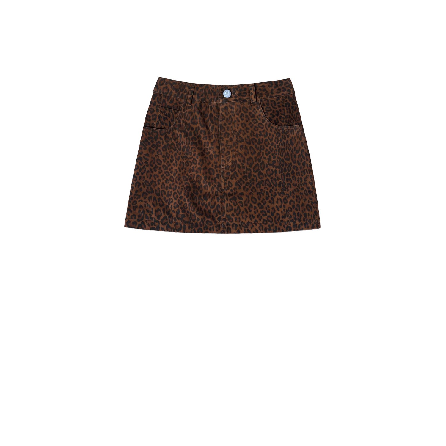Other Uk Women's Brown The Ultra Mini Skirt In Brown