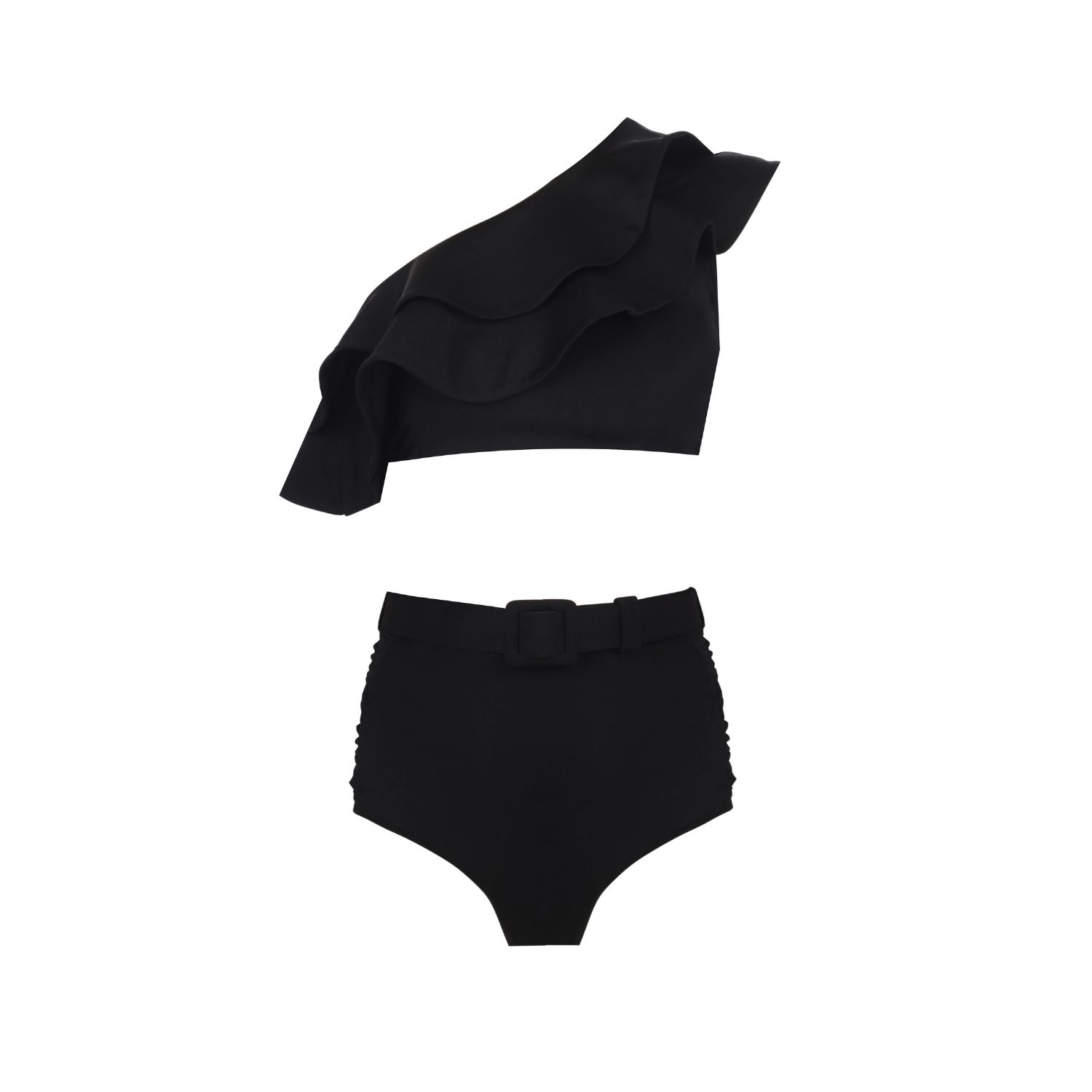 Nur Karaata Women's Cliantha Black Bikini Set In Black