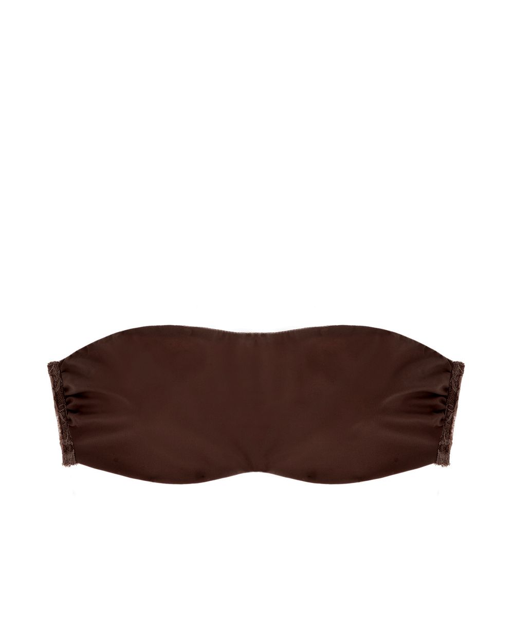 Journelle Estelle Mixed Media Bandeau In Brown