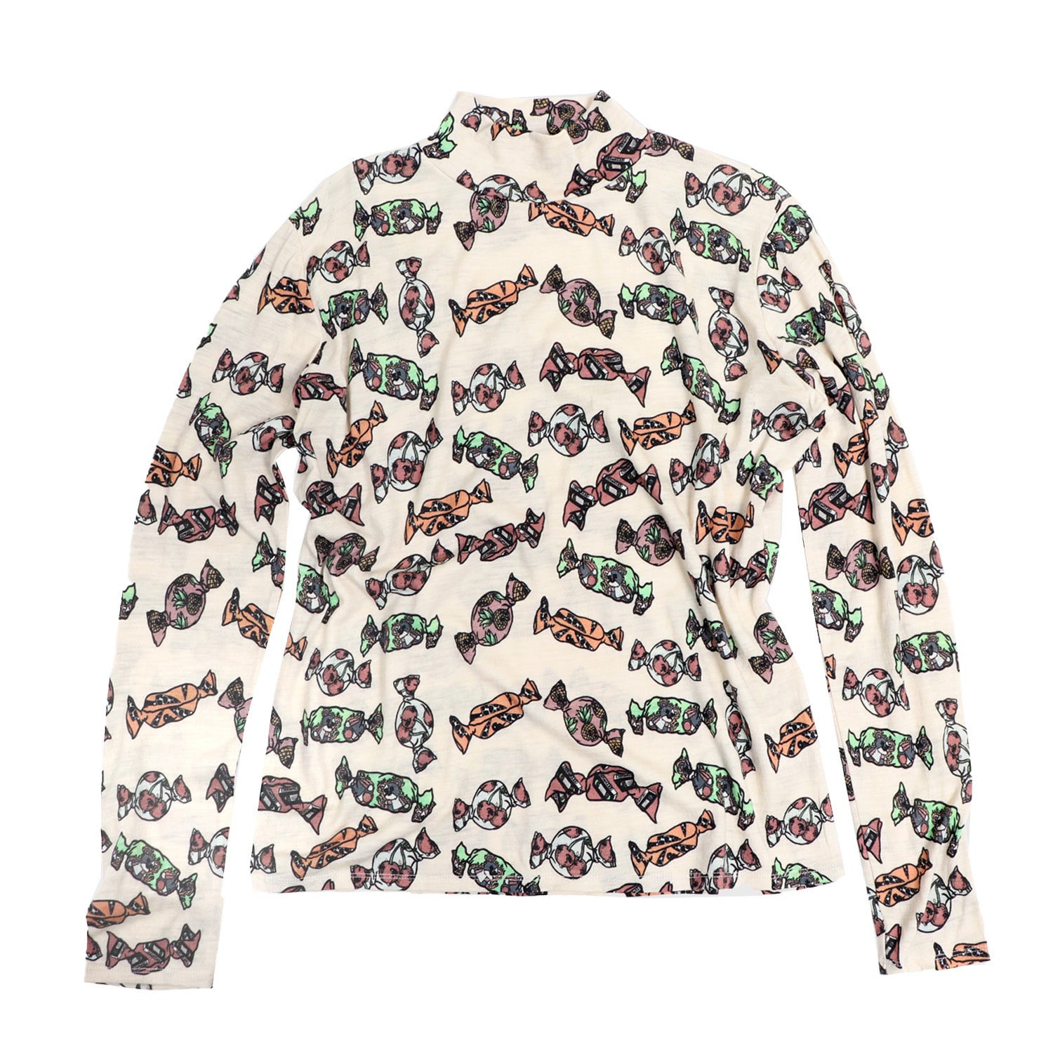 GREATFOOL WOMEN'S NEUTRALS WOOL SWEET BREAD SKIVVY - BEIGE