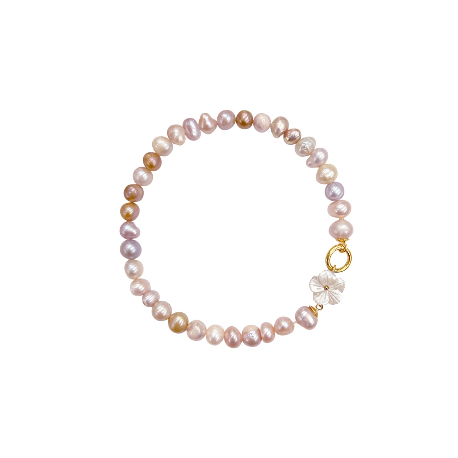 Women’s Pink / Purple / Gold Cleito Bracelet - Pink | Alegoria Jewellery