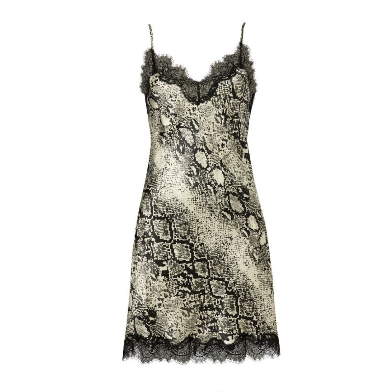 Sainted Sisters Women's  Scarlett Ivory Snake Chemise In White