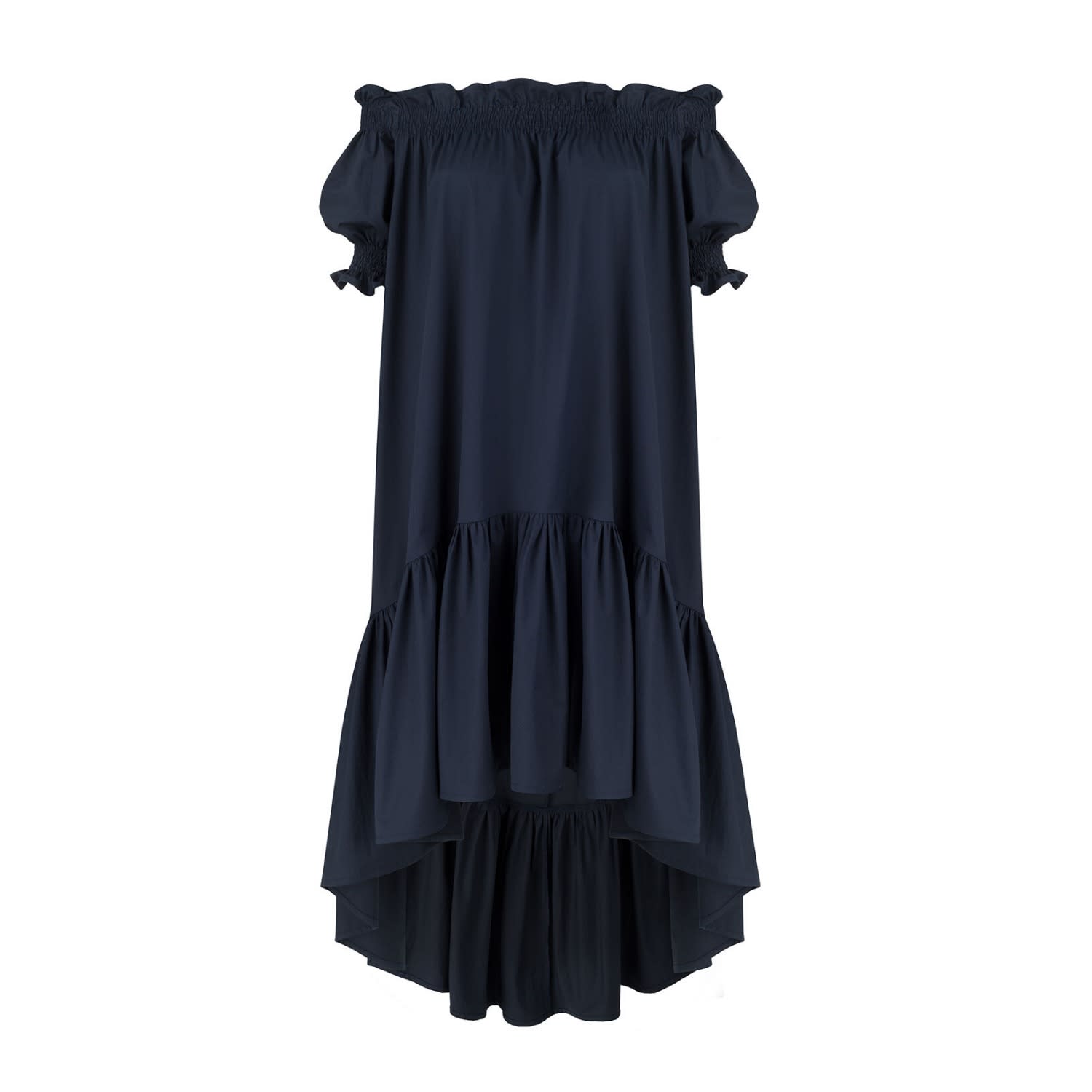 navy cotton dress