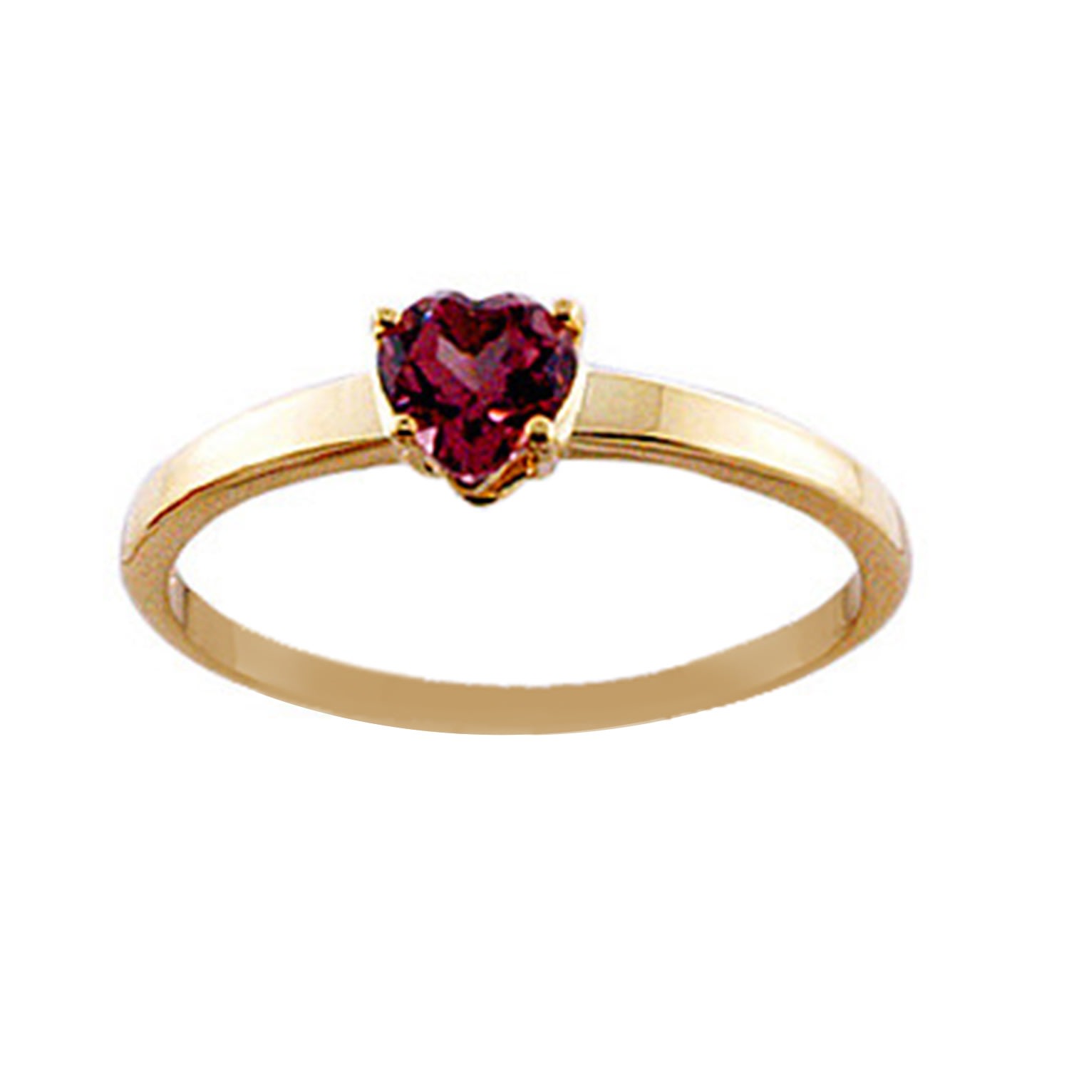 Women’s Yellow / Orange / Pink Pink Tourmaline Heart Shape In 14K Solid Yellow Gold Solitaire Ring Jewelry Artisan