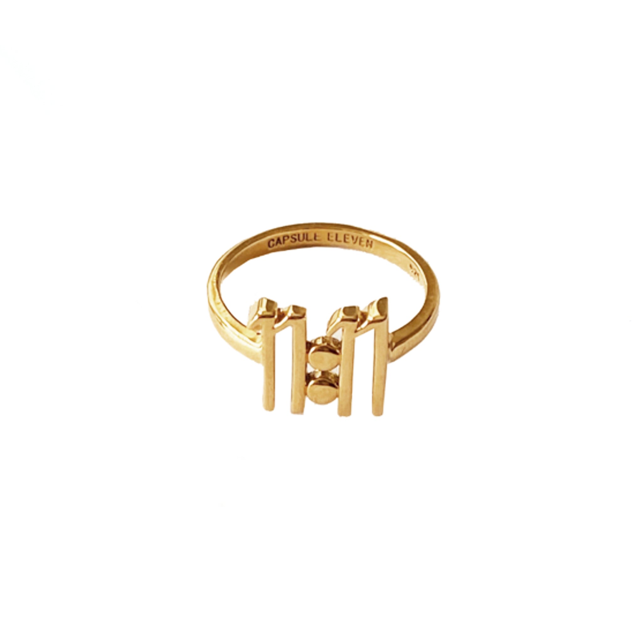 Women’s Eleven Eleven Ring - Gold Vermeil Capsule Eleven