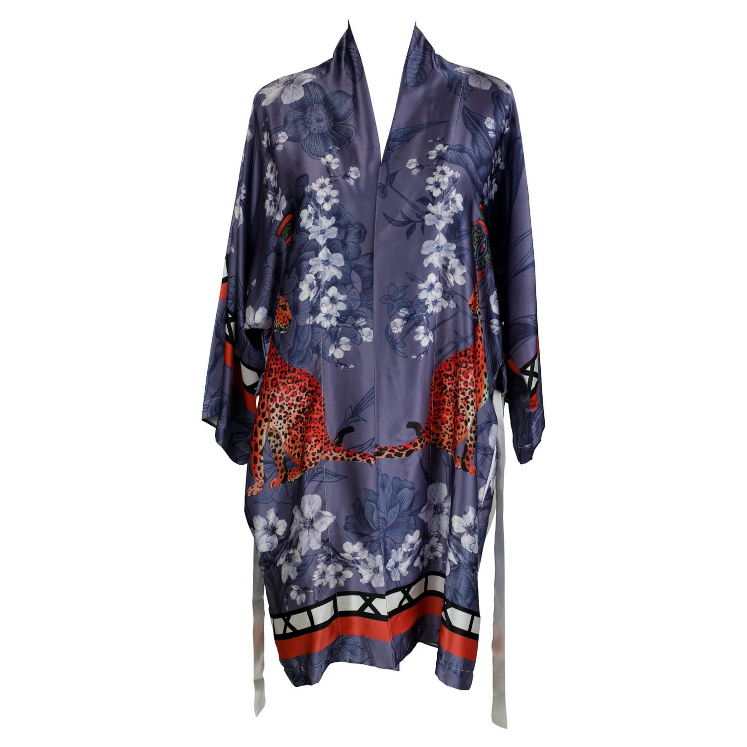 Women’s Mishcka Bluebell Silk Kimono Small Myrtle & Mary