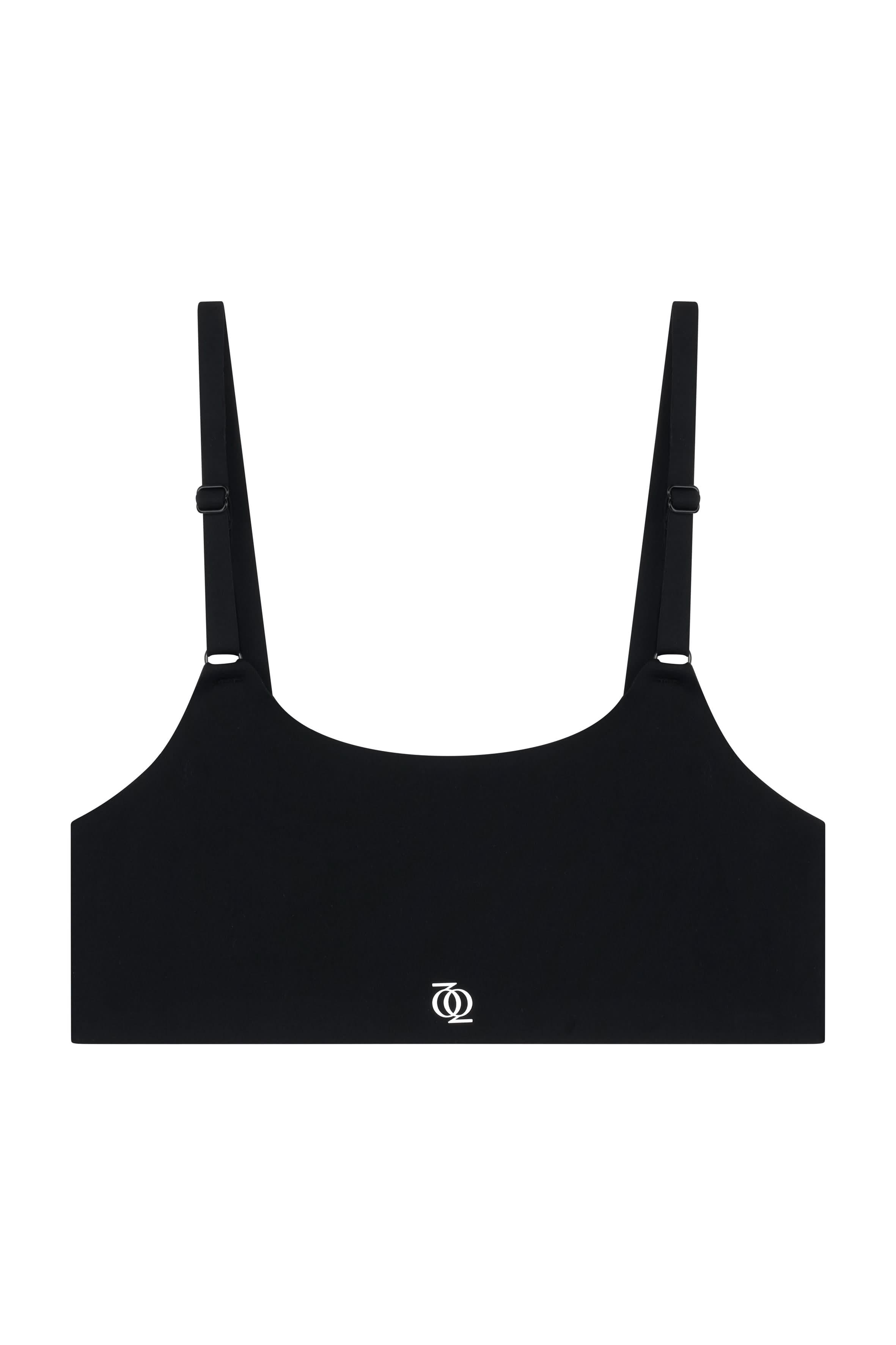 God Save Queens Women's Second Skin Bralette Tanktop Black In Black