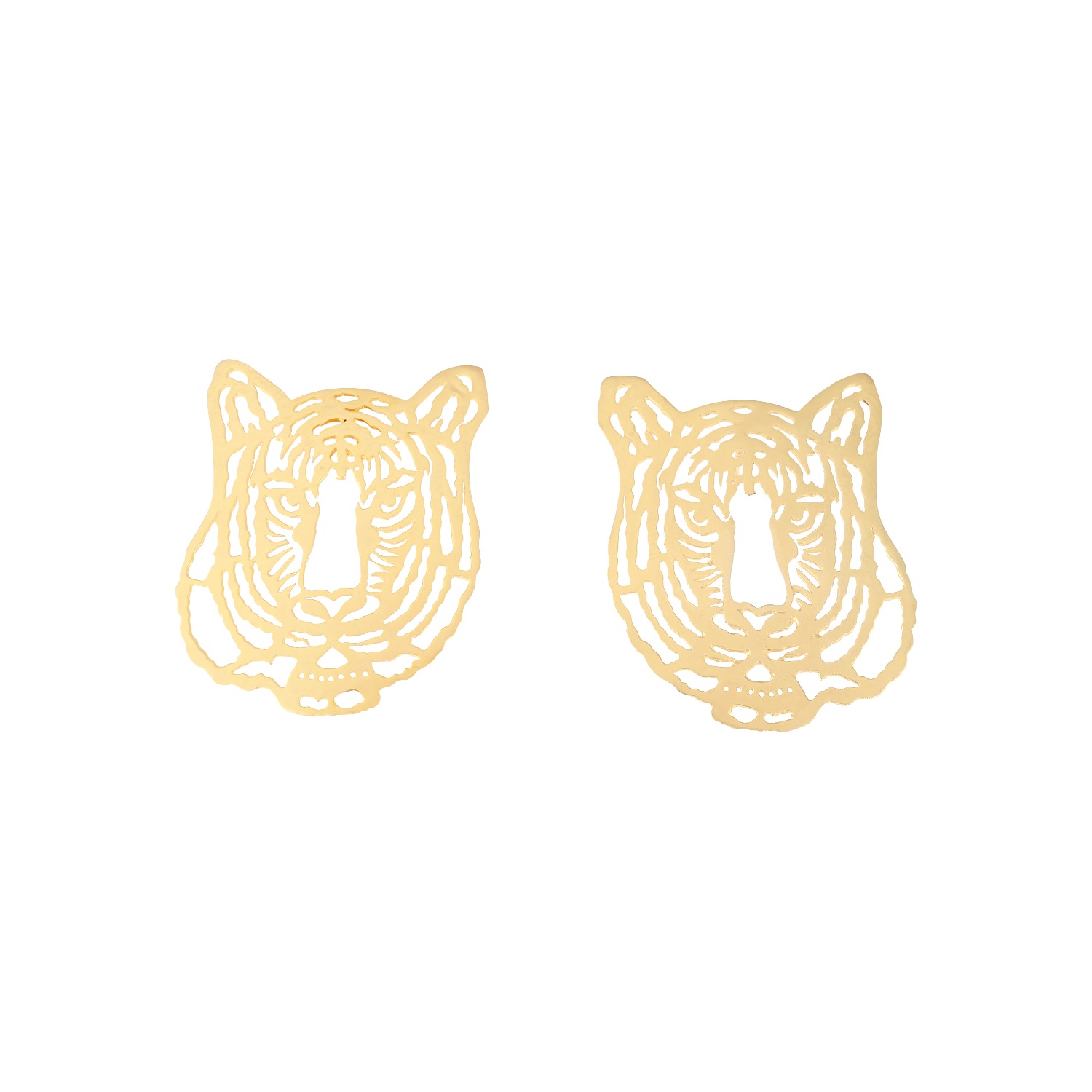 Meraki By Rashmi Bajaj Women's Majestic Prowl Gold Earrings