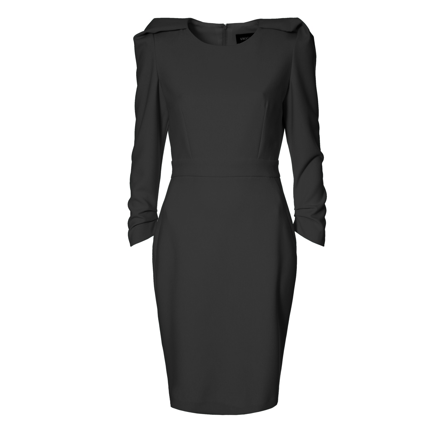 Clara Black Pencil Mini Dress | VIKIGLOW | Wolf & Badger