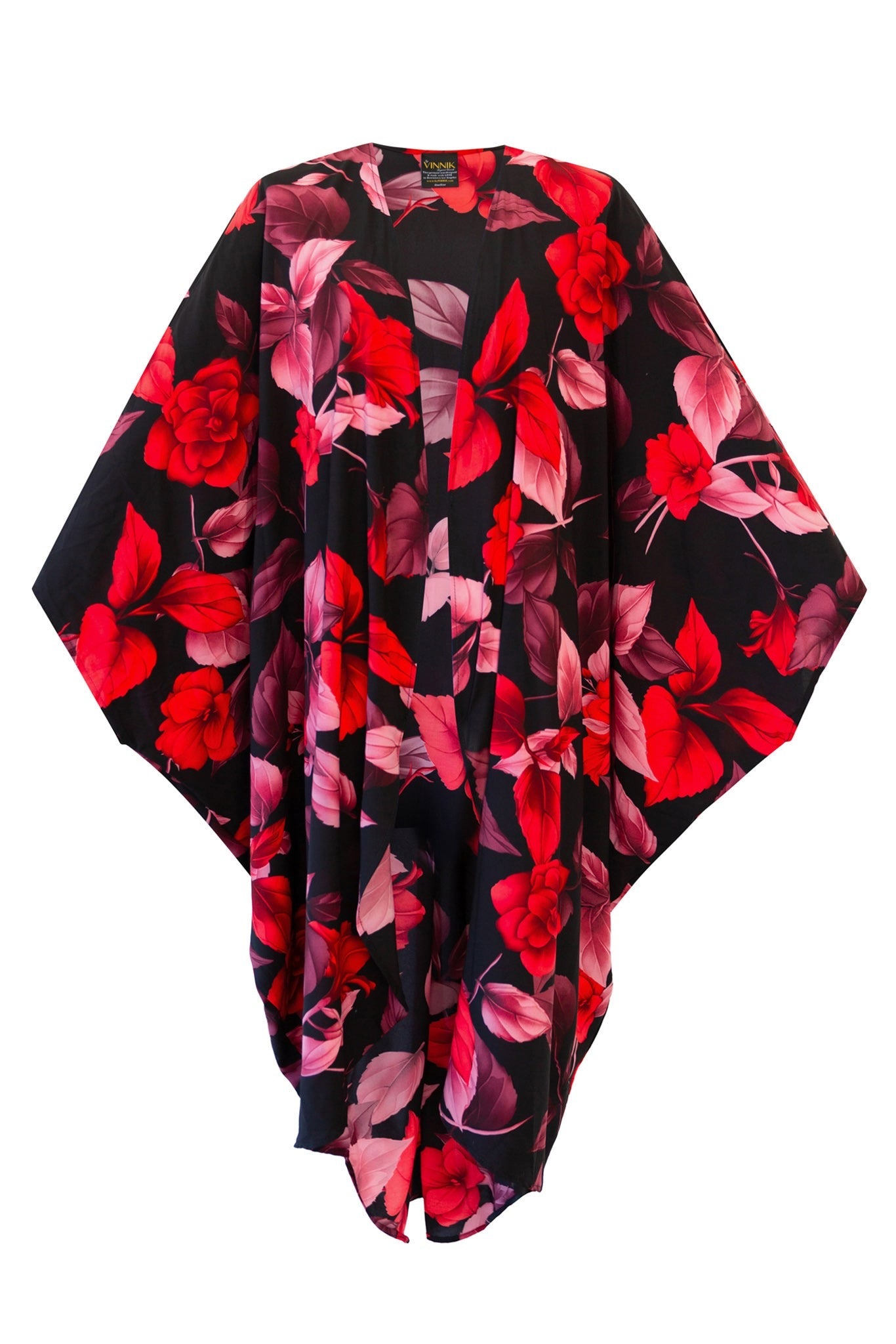 Byvinnik Women's Black / Pink / Purple Coloratura Cape In Claudia