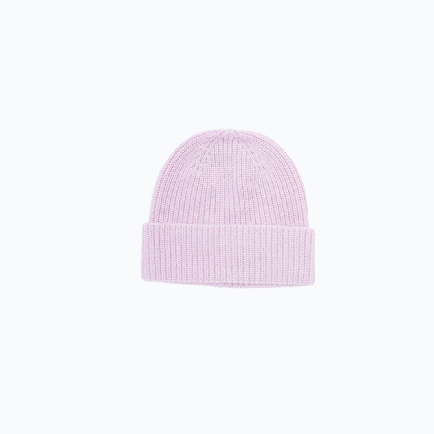 Altramoda Redressing The World Women's Pink / Purple Basic Beanie With Cuff In Responsible Wool And Cashmere Pink