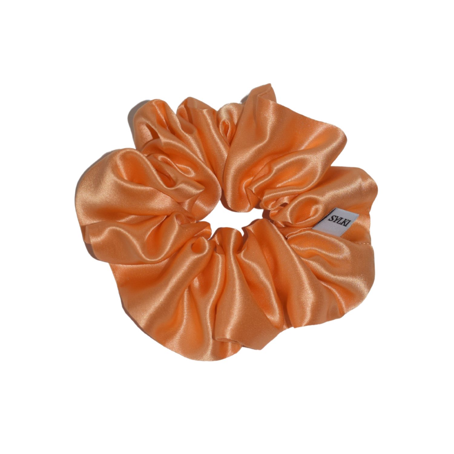 Women's Silk Scrunchie - Orange | Sylki