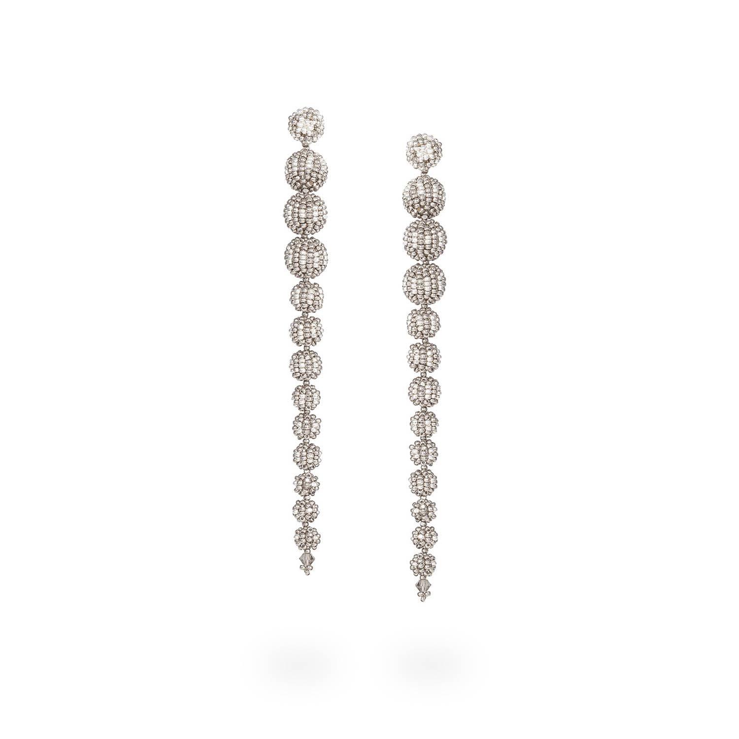 Women’s Rattlesnake Earrings - Silver, Platinum Kuu