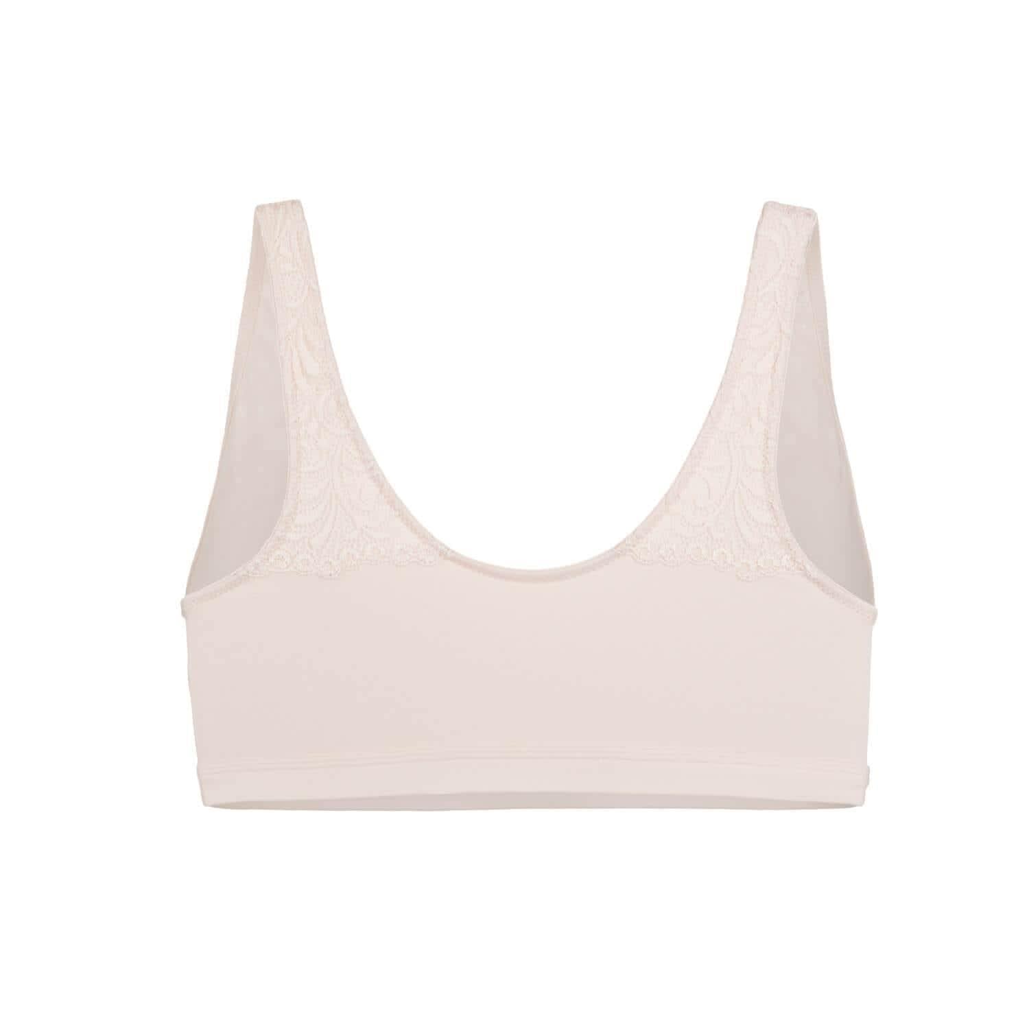 Pia Black Organic Cotton Wireless Bra for Women