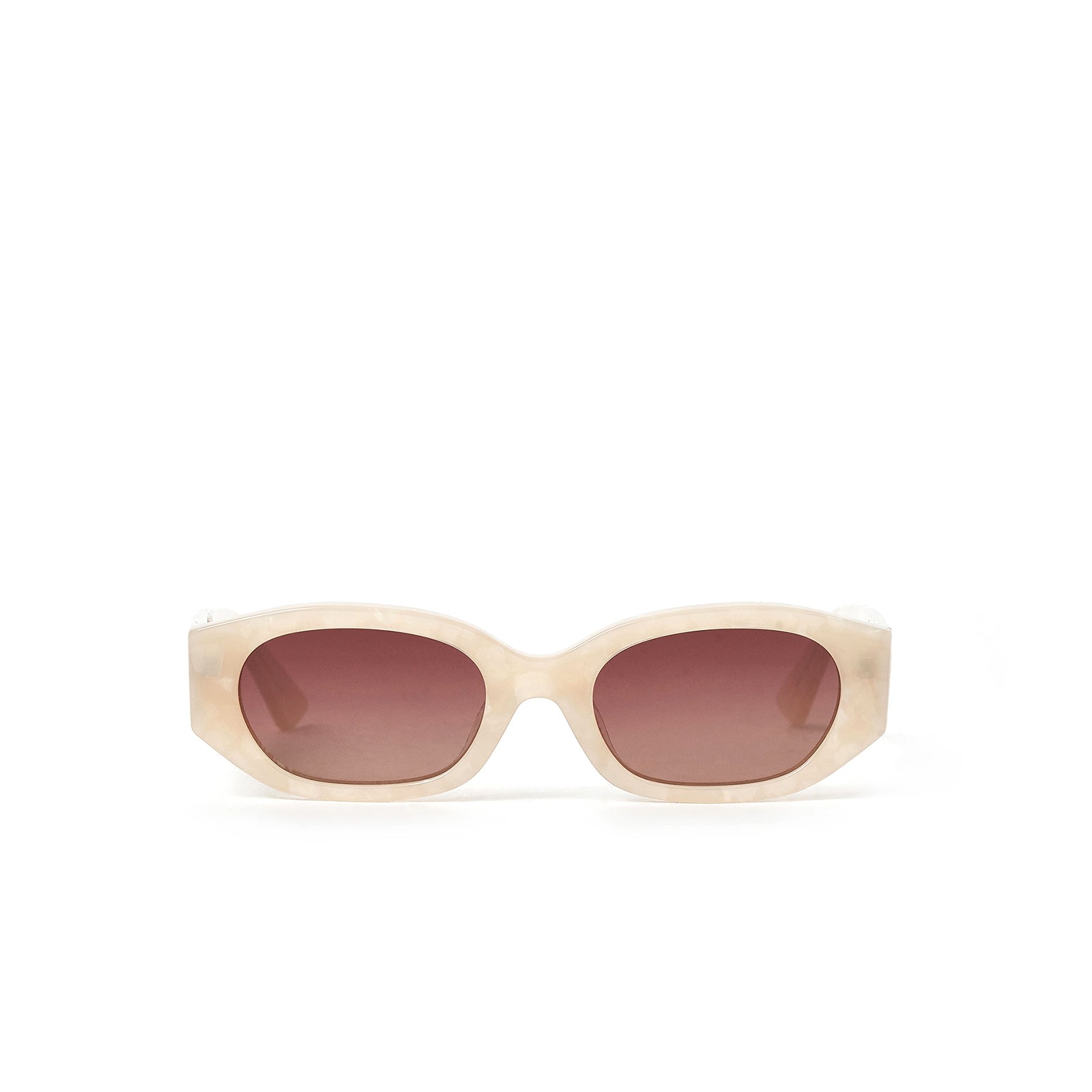 Women’s White Hendrix Sunglasses - Cream Marle Arms of Eve