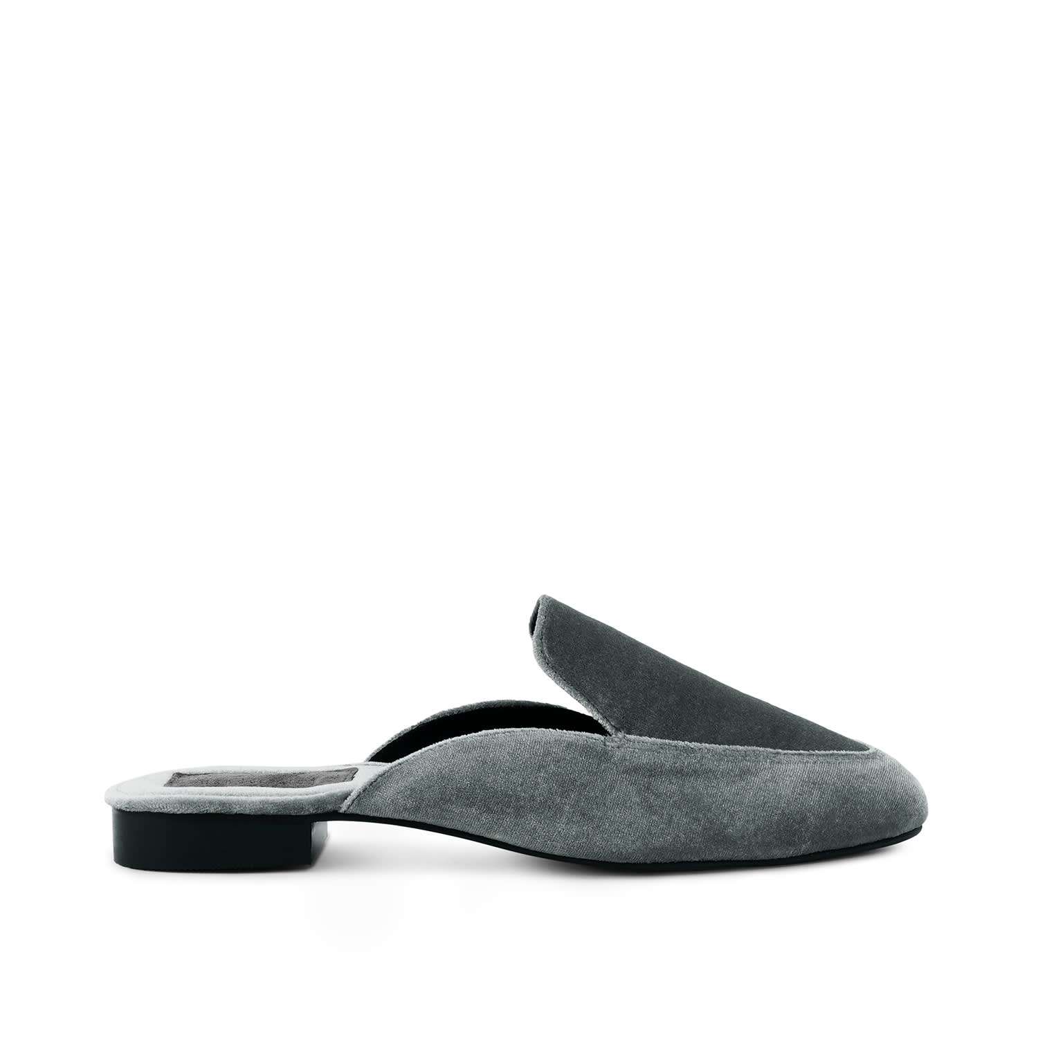 Rag & Co Women's Batiste Velvet Handcrafted Mules In Grey By  In Gray
