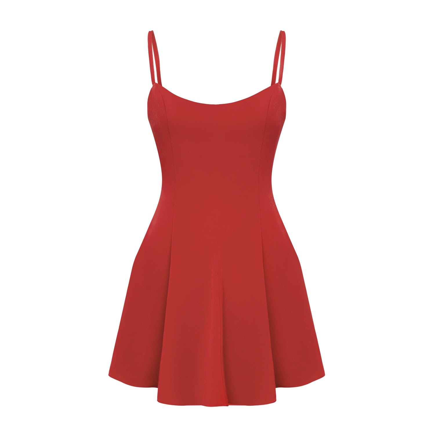 Women's Rose Gold Nora Strap Mini Dress With Open Back In Coral | Small | Sanctumum