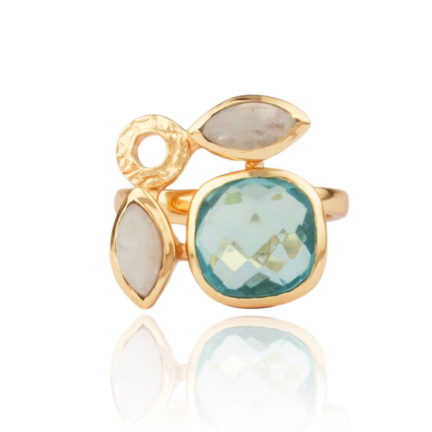 Women’s Fabienne Ring With Semi-Precious Stones House of Elliott