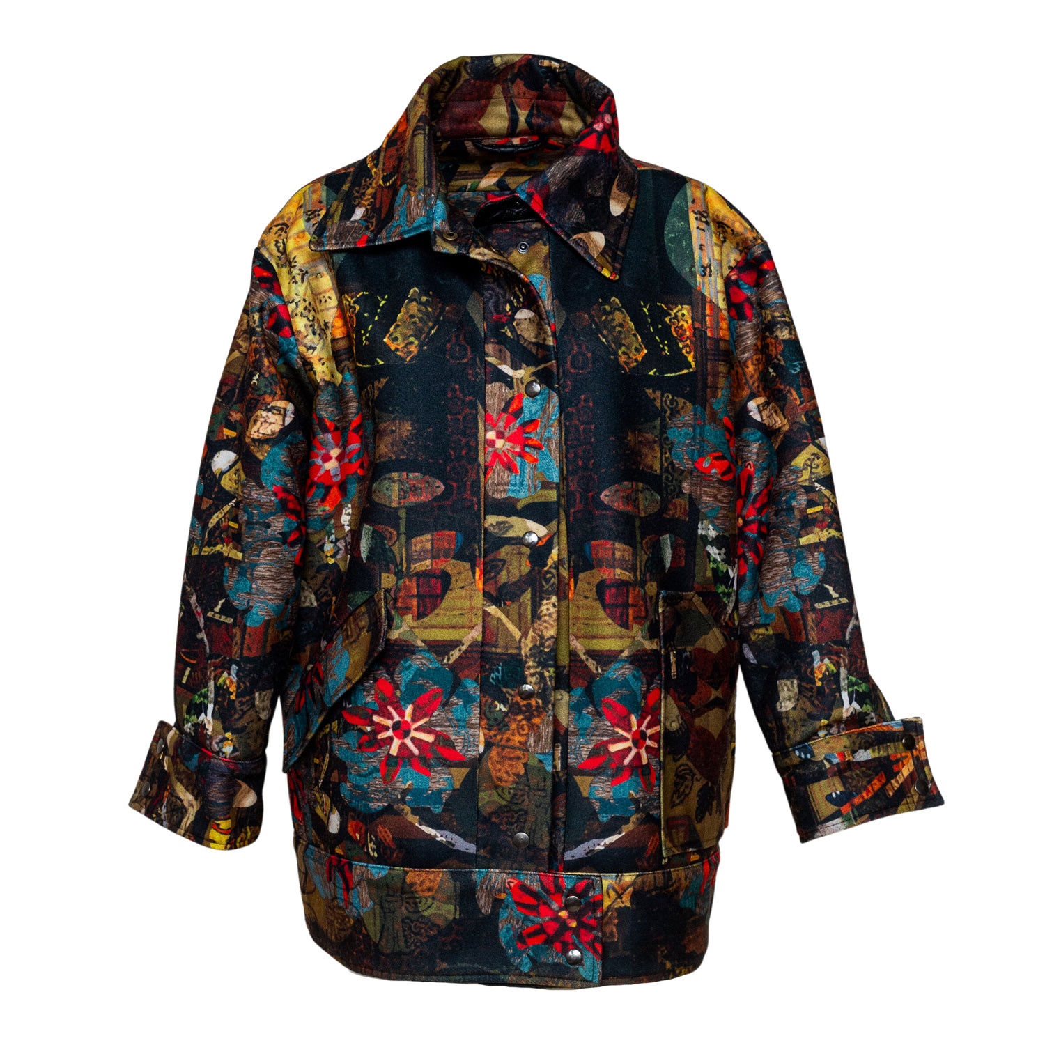 Artista Women's Player Printed Jacket In Black