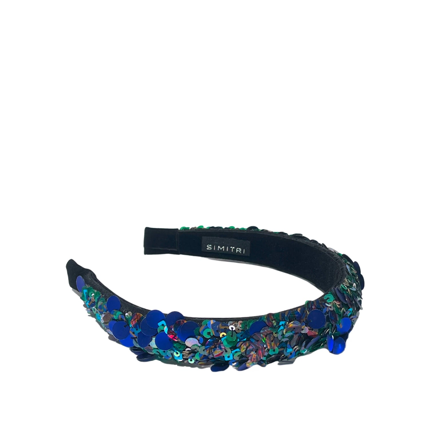 Women’s Blue / Green Peacock Headband Simitri