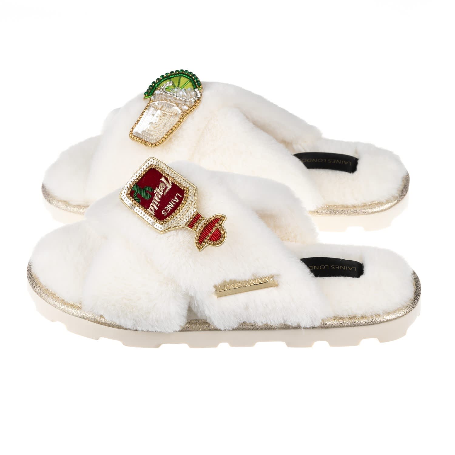 Cream hotsell fluffy sliders