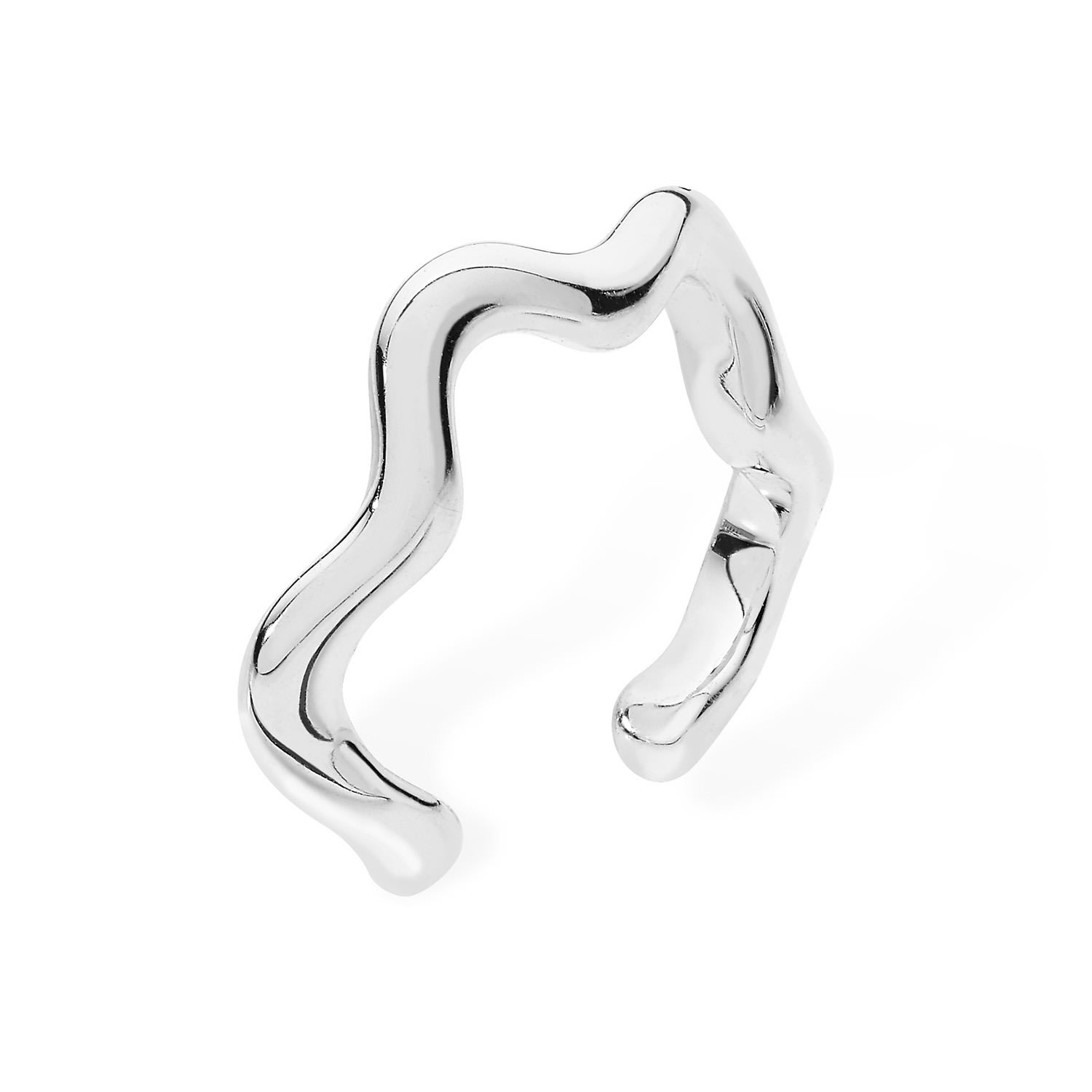 Lucy Quartermaine Women's Solid Sterling Silver Splash Ear Cuff In Silver