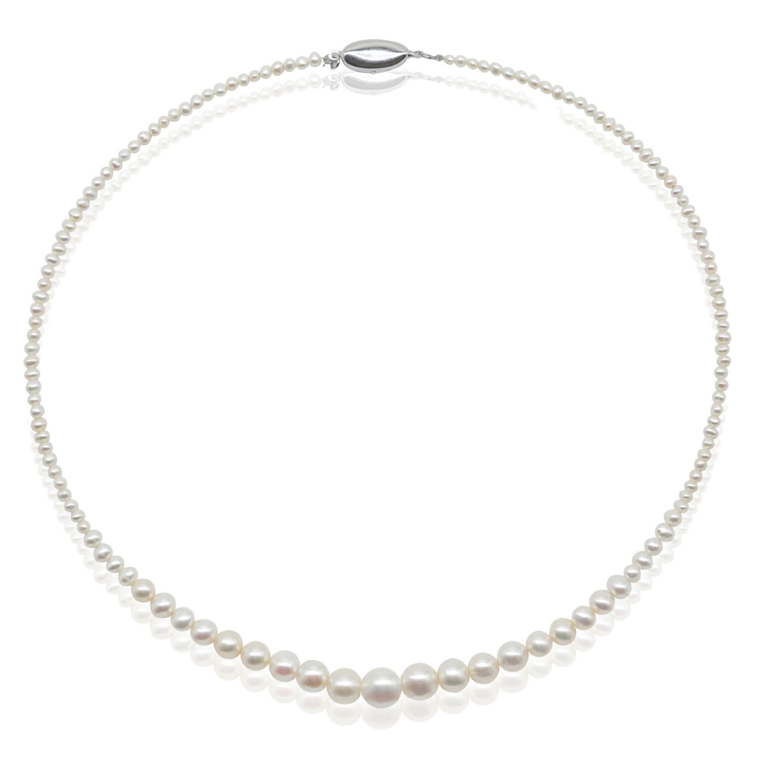 Women’s White Mia Classic Pearl Necklace House of Elliott