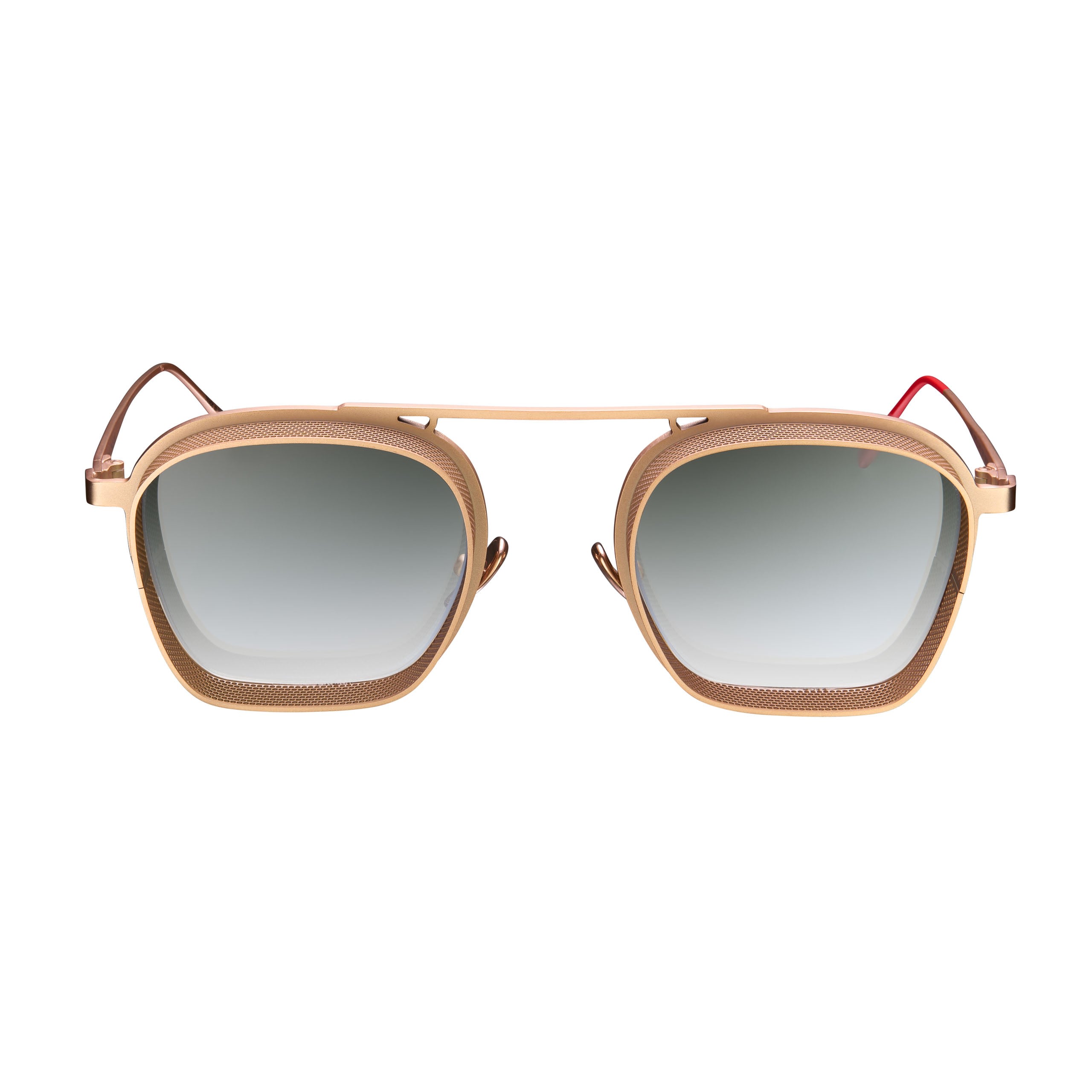 Vysen Eyewear Women's The Tycan - Unisex - Rose Gold Matte Frame In Gray