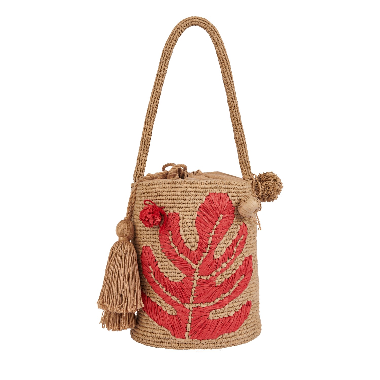 Allbyb Women's Neutrals Espiga Coral Shoulder Bag In Brown