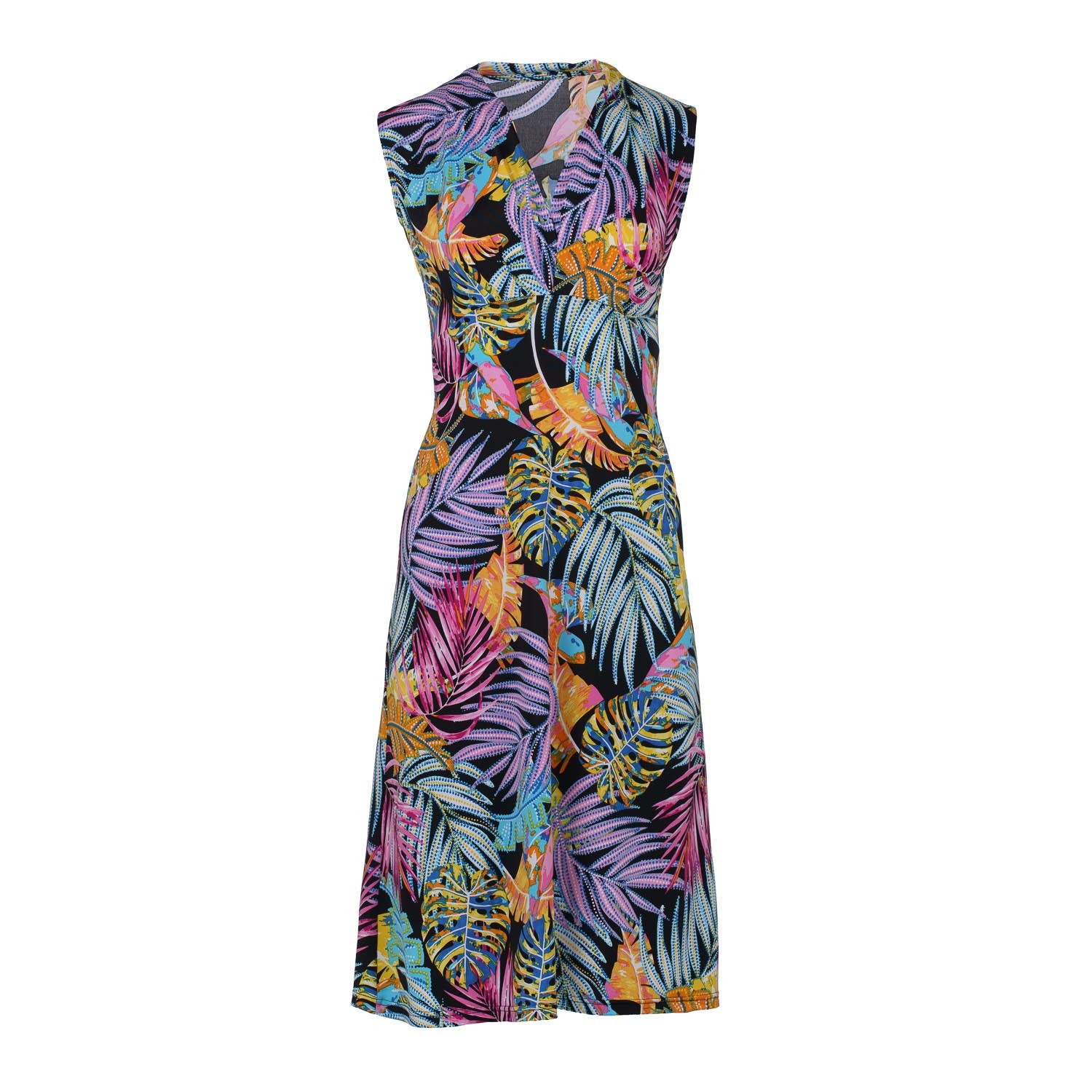 Women's Print Jersey Empire Line Dress | Extra Large | Conquista