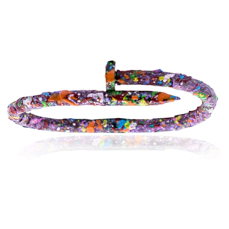 Men’s Graffiti Edition Python Nail Bracelet Unisex Double Bone Bracelets