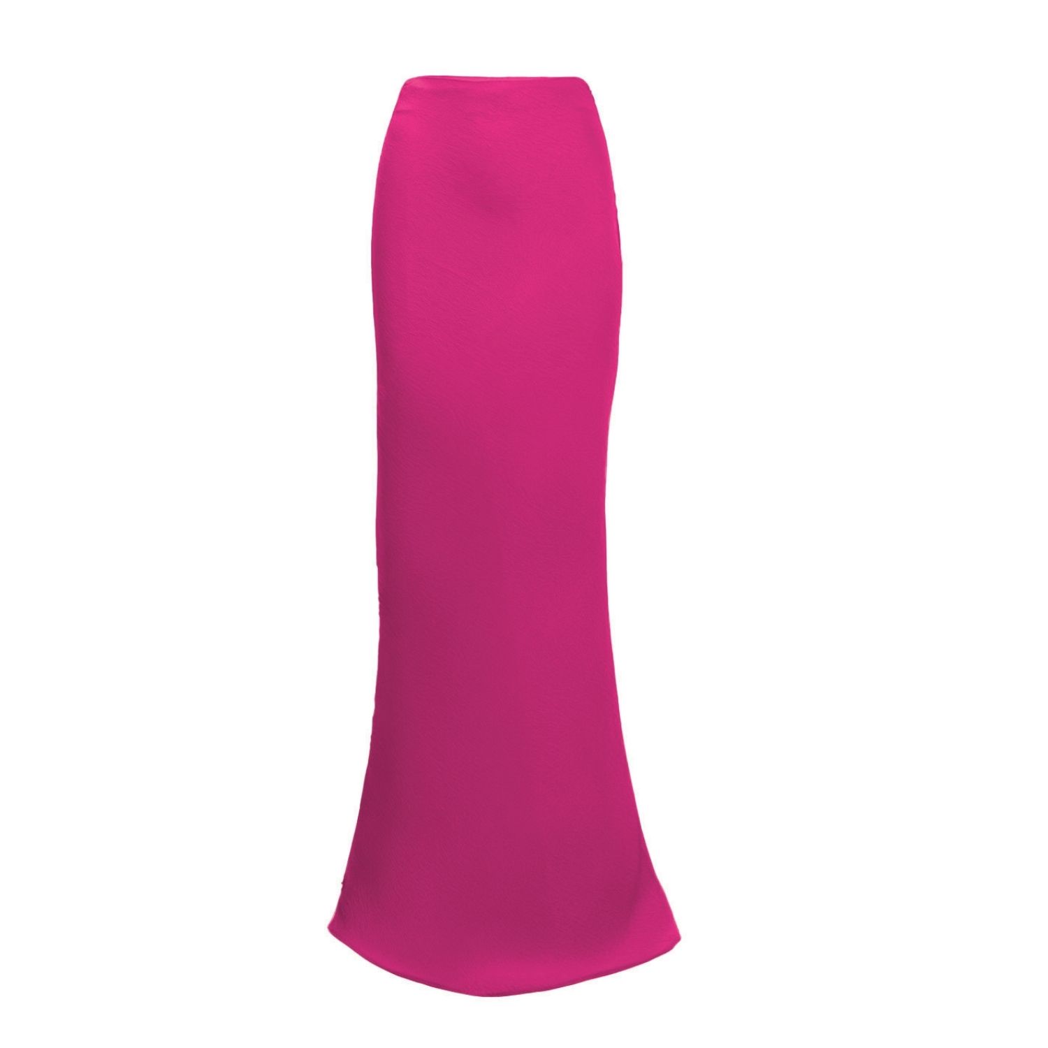 Bluzat Women's Pink / Purple Fuchsia Maxi Skirt In Pink/purple