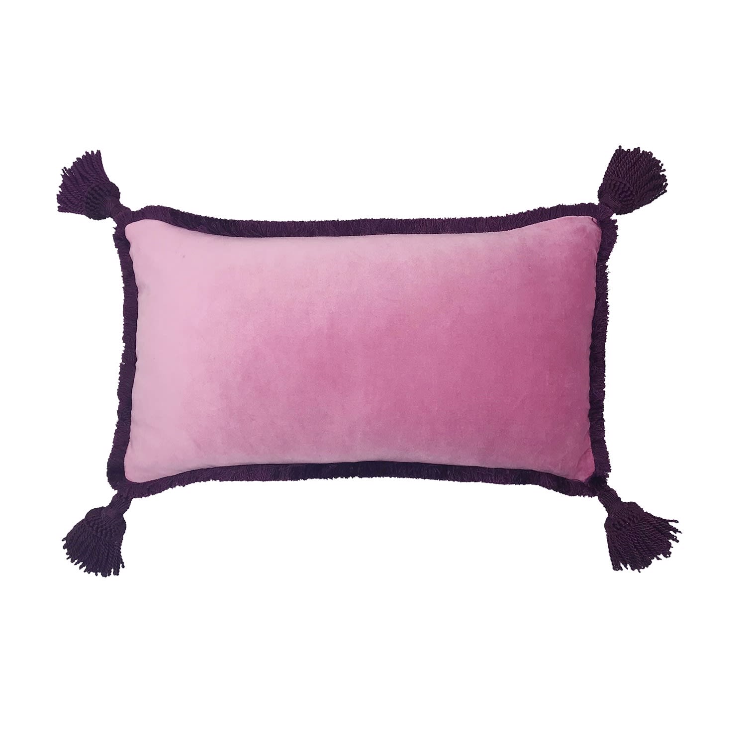 rectangle pink cushion