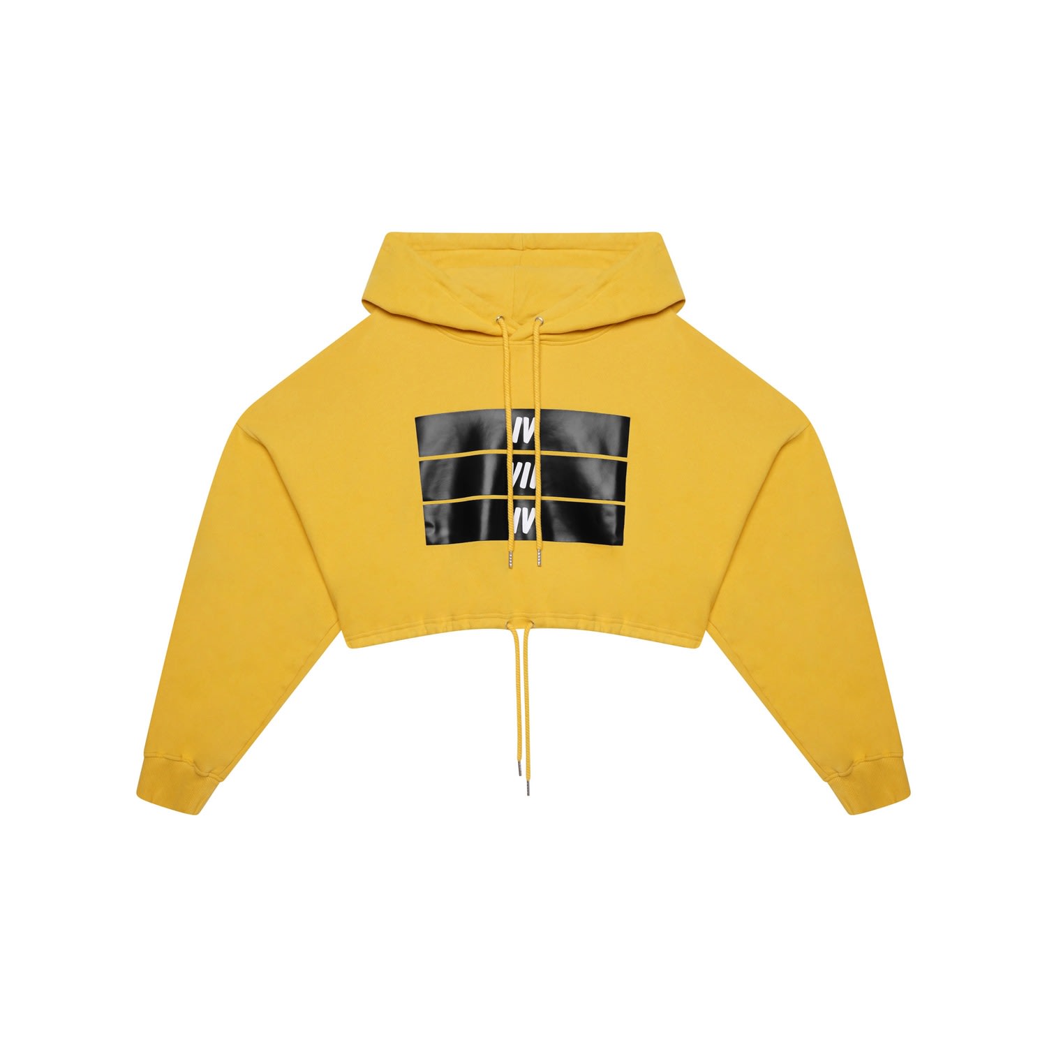 474 Co Women's Yellow / Orange 474 Organic Oversized Cropped Hoodie – Mustard Yellow In Yellow/orange