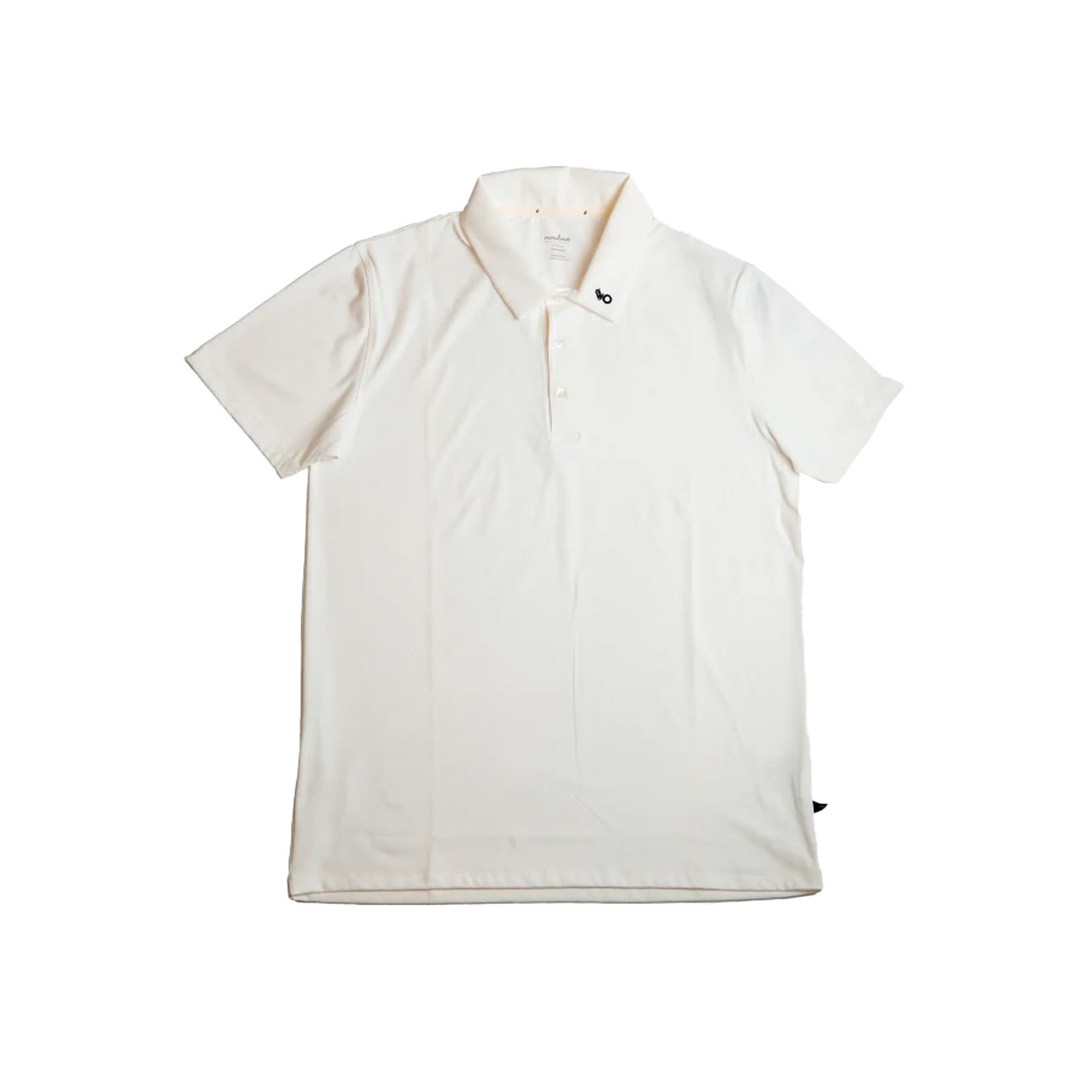 Fairmonde Women's White Revive Polo - Almond Peach In White