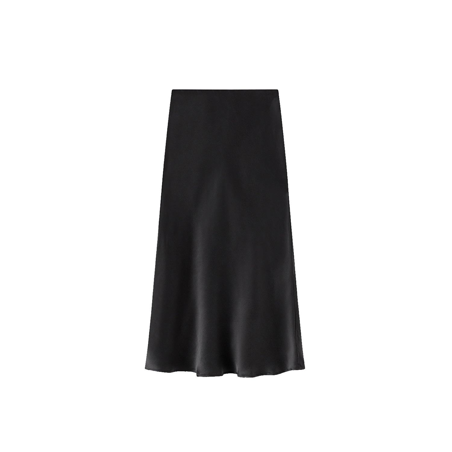 Women’s Bias Cut Skirt Black Medium Silk Laundry