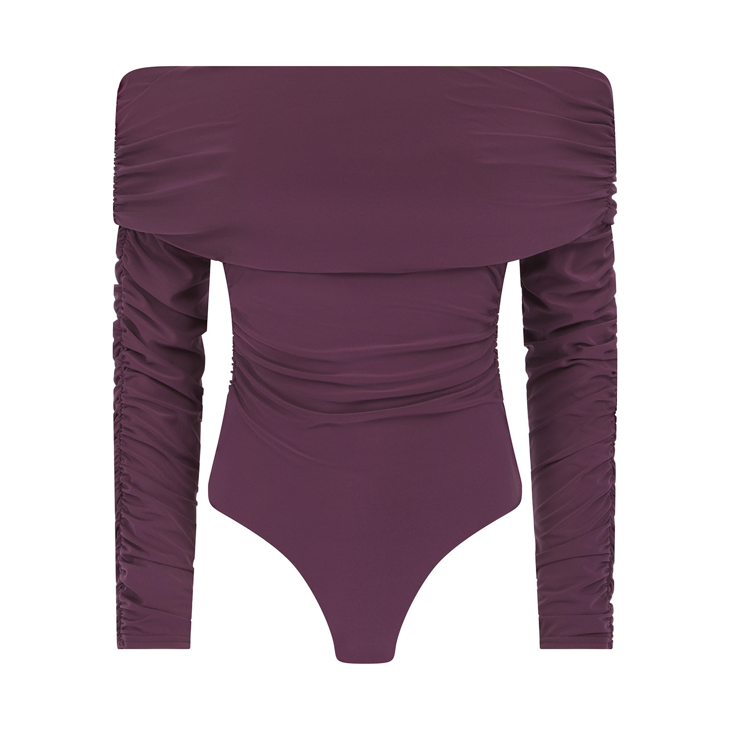 Women’s Pink / Purple Florentina Bodysuit In Tulipwood Purple Large Celestine & Mae