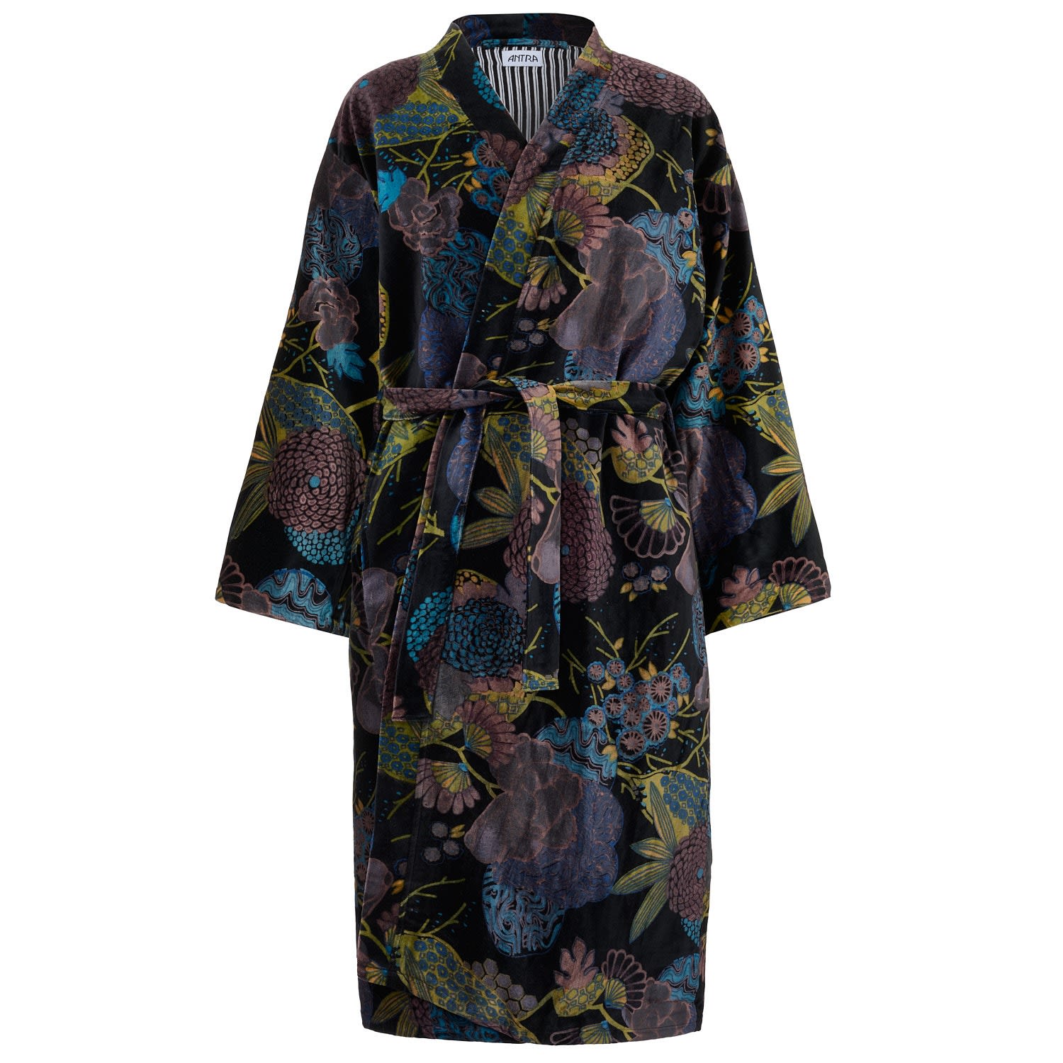 Antra Designs Men's Midnight Forest Gown In Green